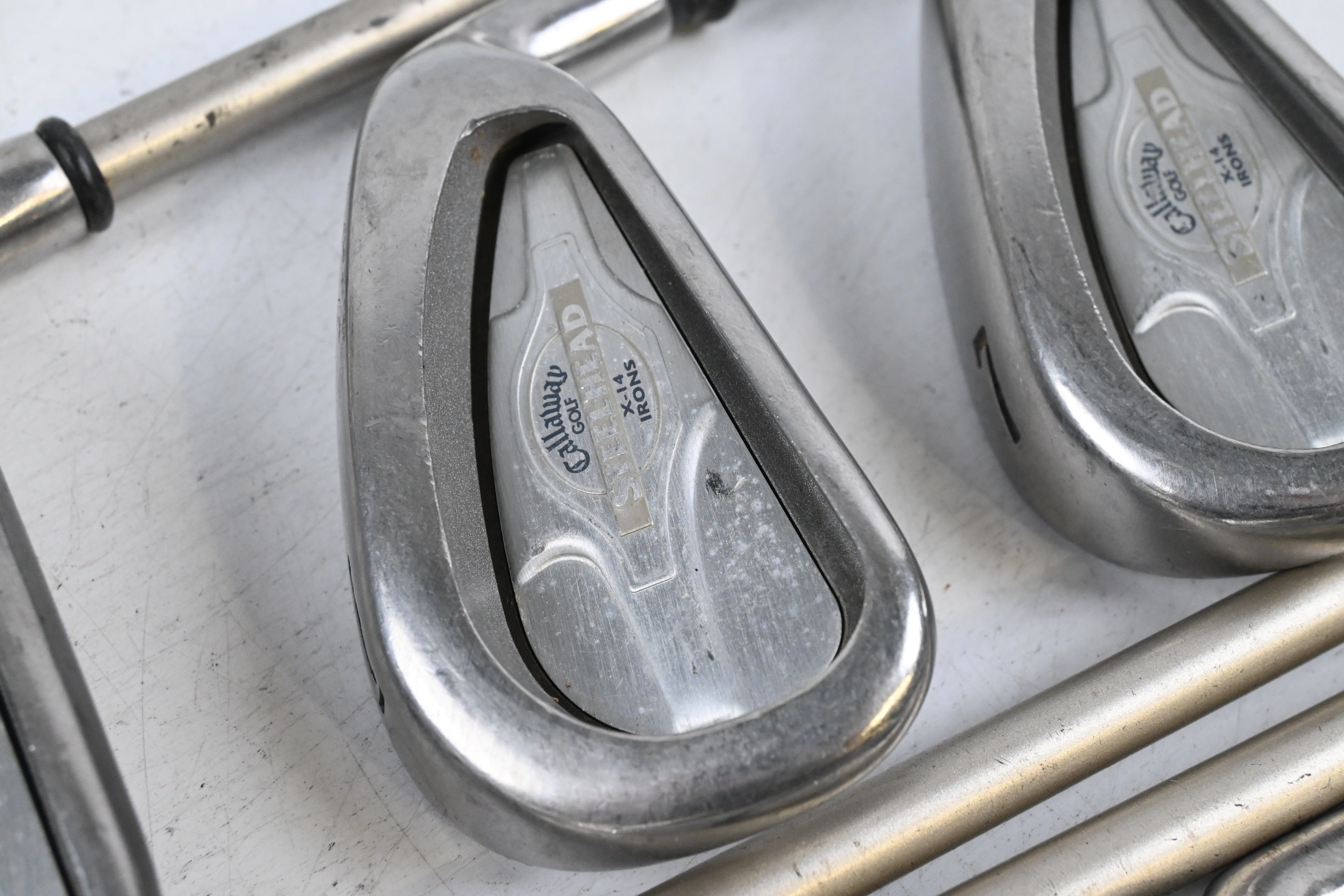 Ladies Callaway X-14 Irons / 5-PW+SW / Ladies Flex Steelhead Gems Shafts