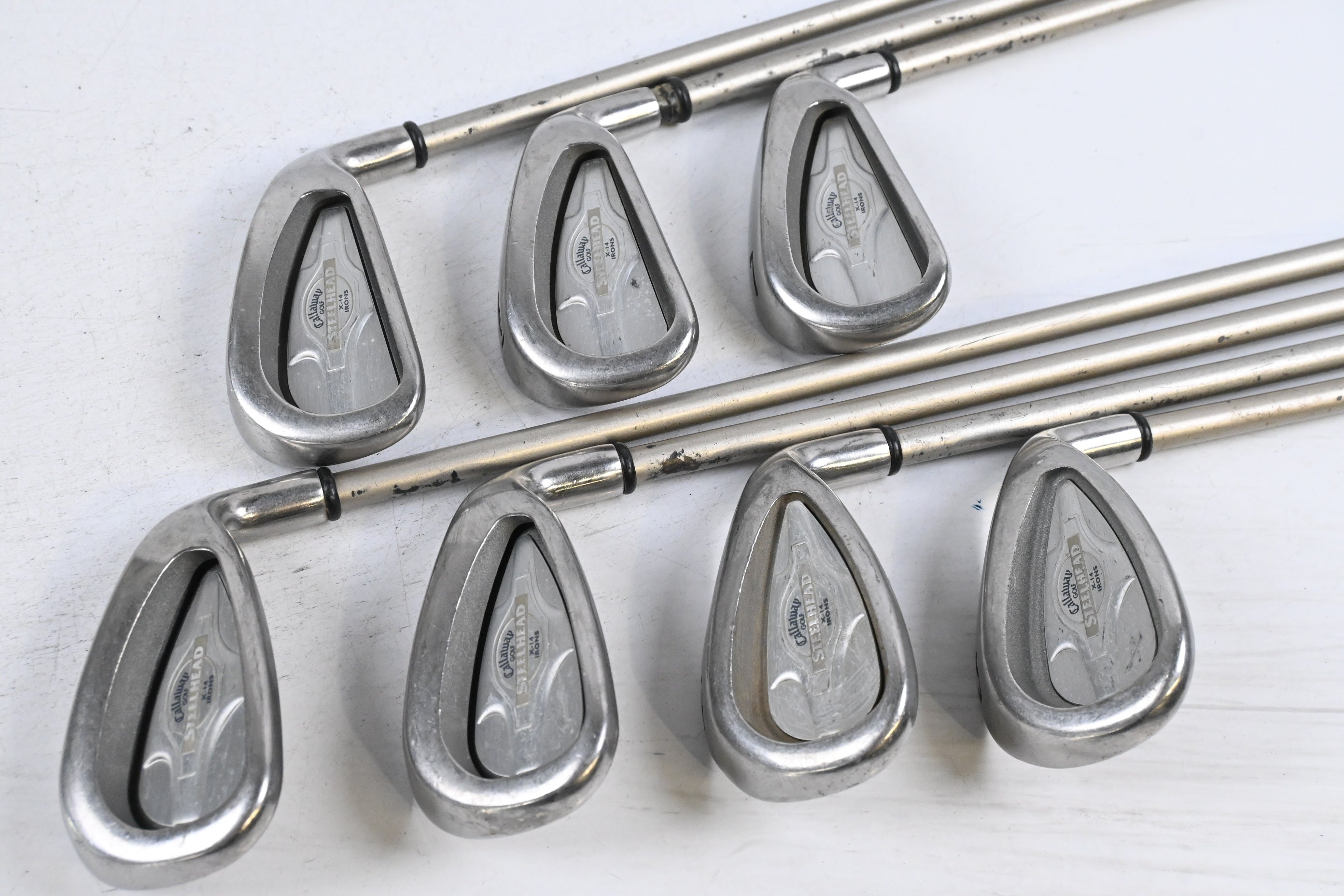 Ladies Callaway X-14 Irons / 5-PW+SW / Ladies Flex Steelhead Gems Shafts