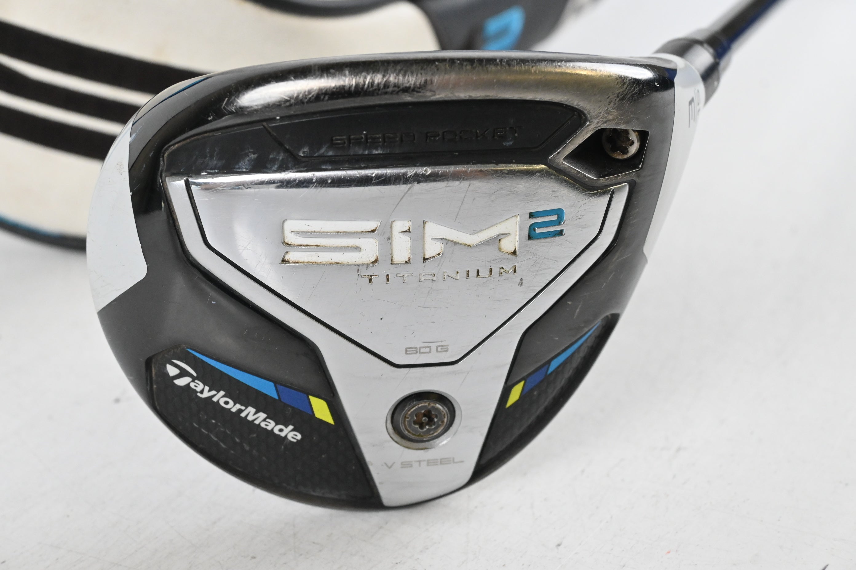 Taylormade SIM2 Ti #3 Wood / 15 Degree / Stiff Flex Kai'li White 70 Shaft