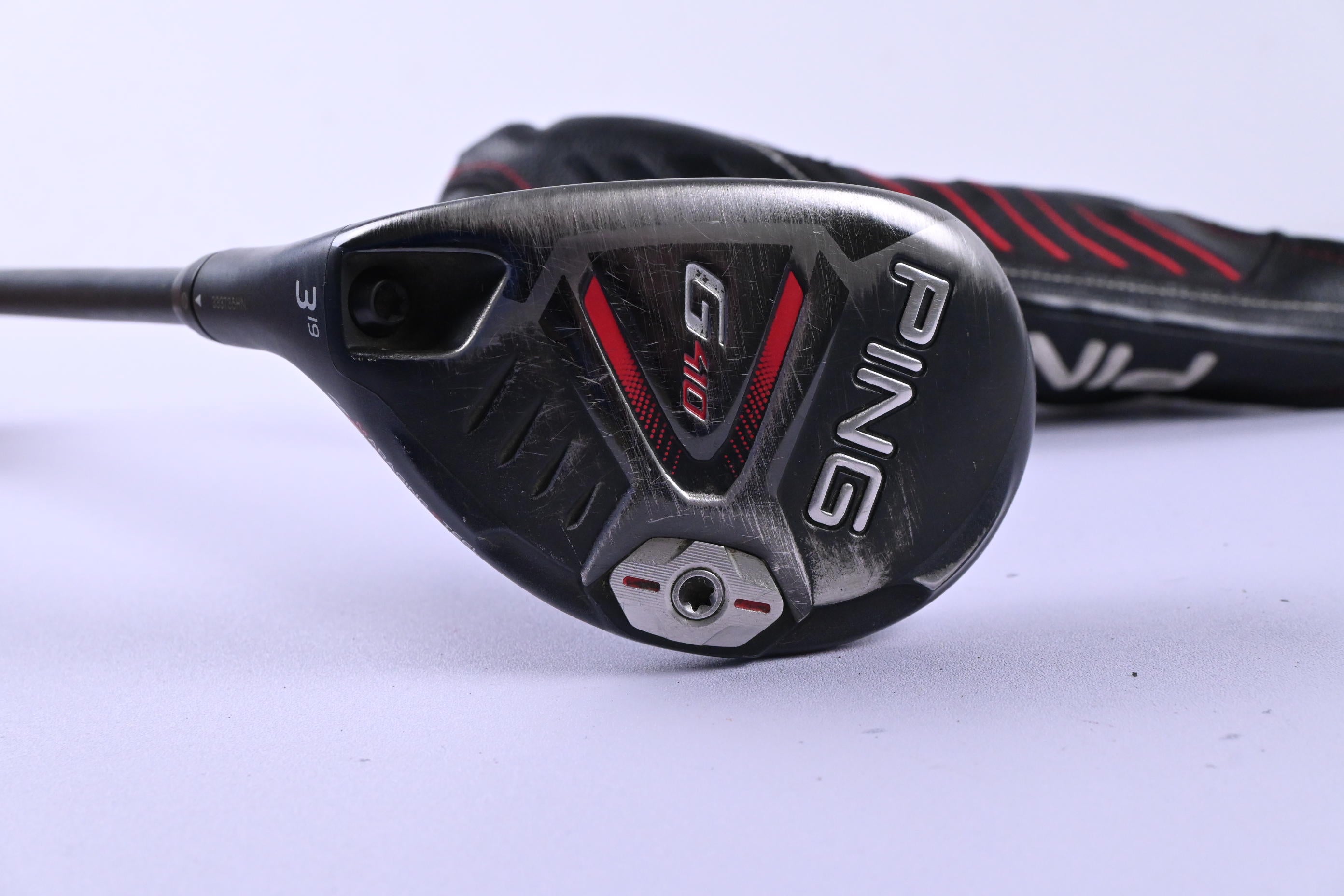 Left Hand Ping G410 #3 Hybrid / 19 Degree / X-Flex Ping Alta CB Red 70 Shaft
