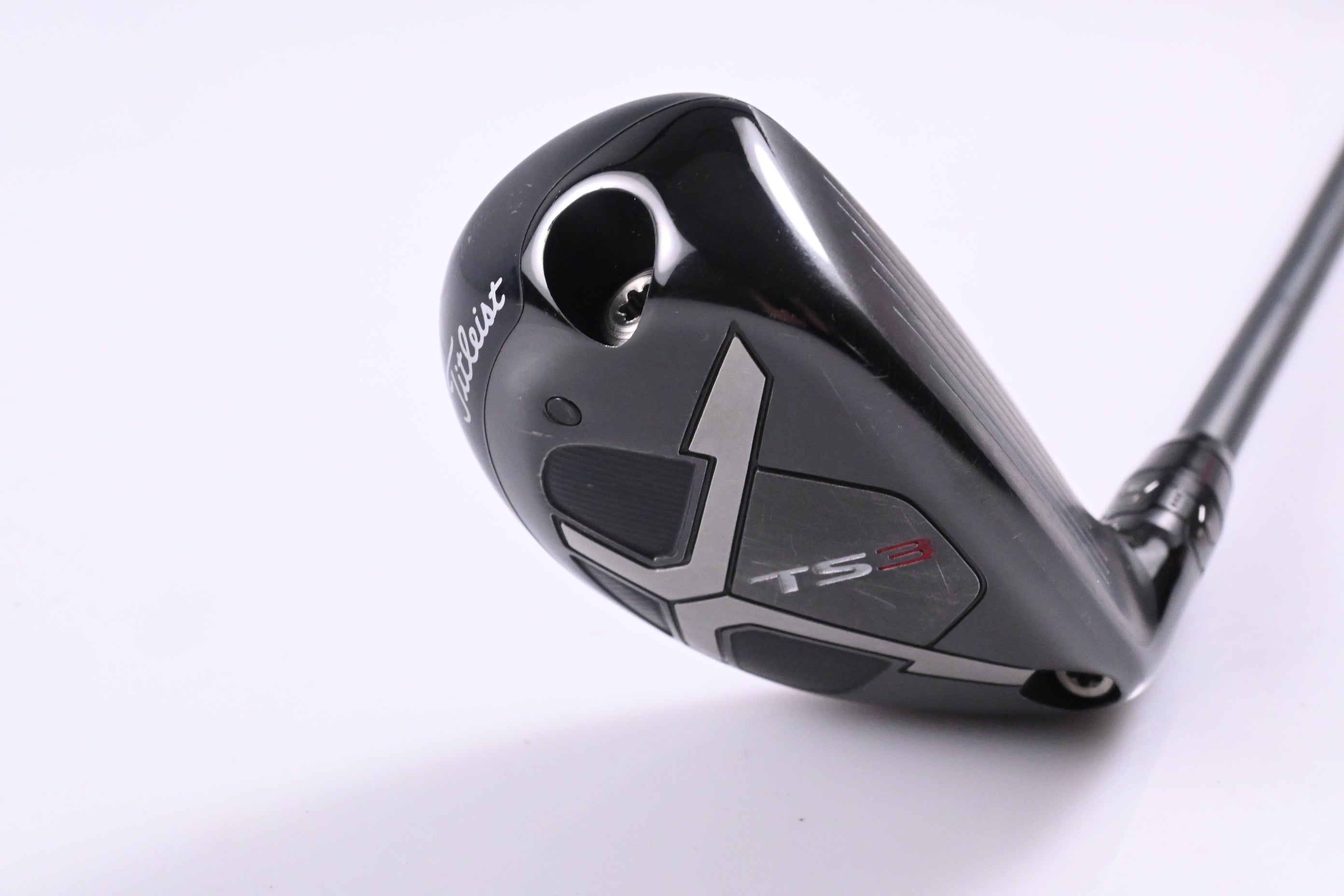 Titleist TS3 #3 Hybrid / 21 Degree / Stiff Flex HZRDUS Smoke Black 80 Shaft