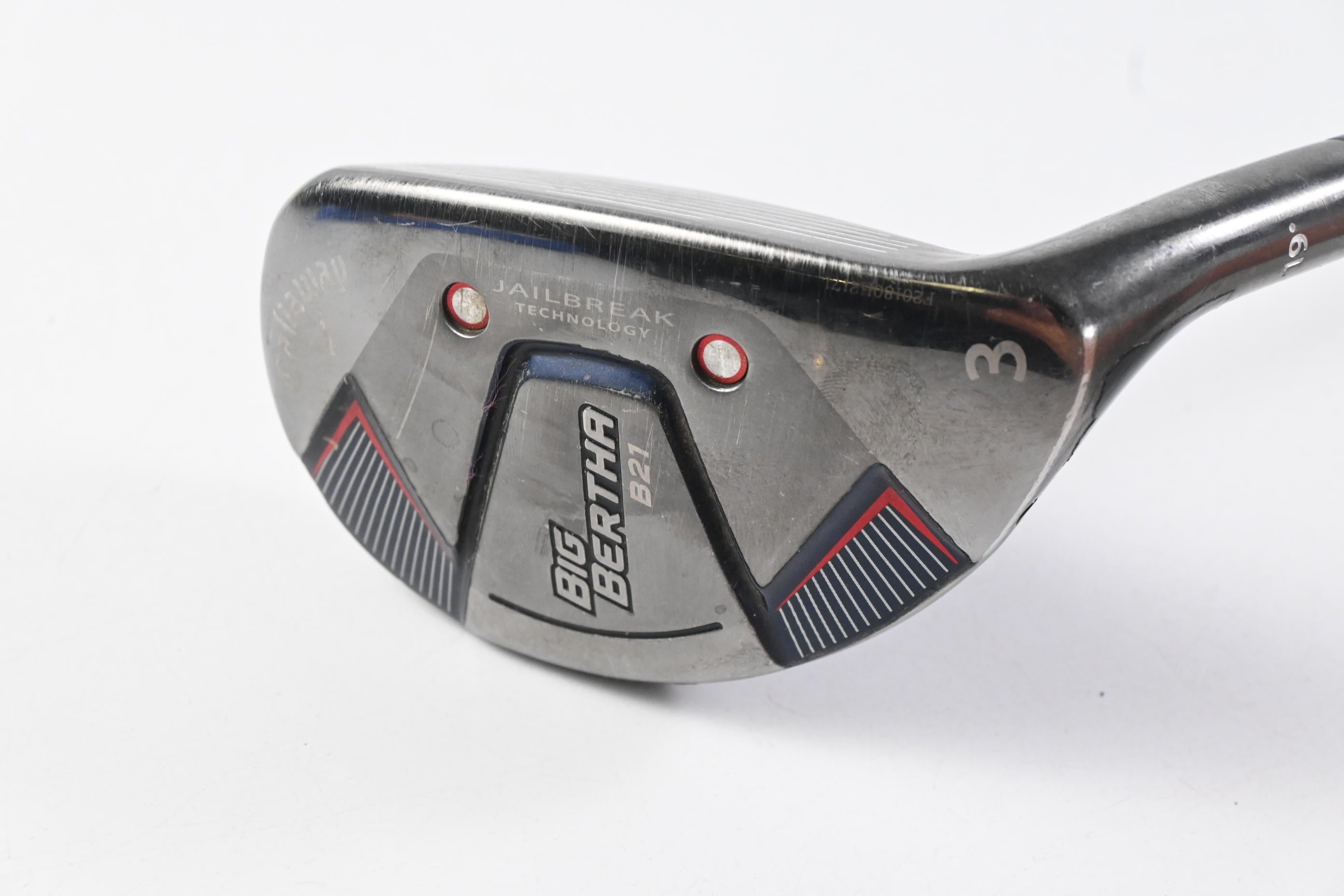 Callaway Big Bertha B21 #3 Hybrid / 19 Degree / Senior Flex Callaway RCH 65 Shaft