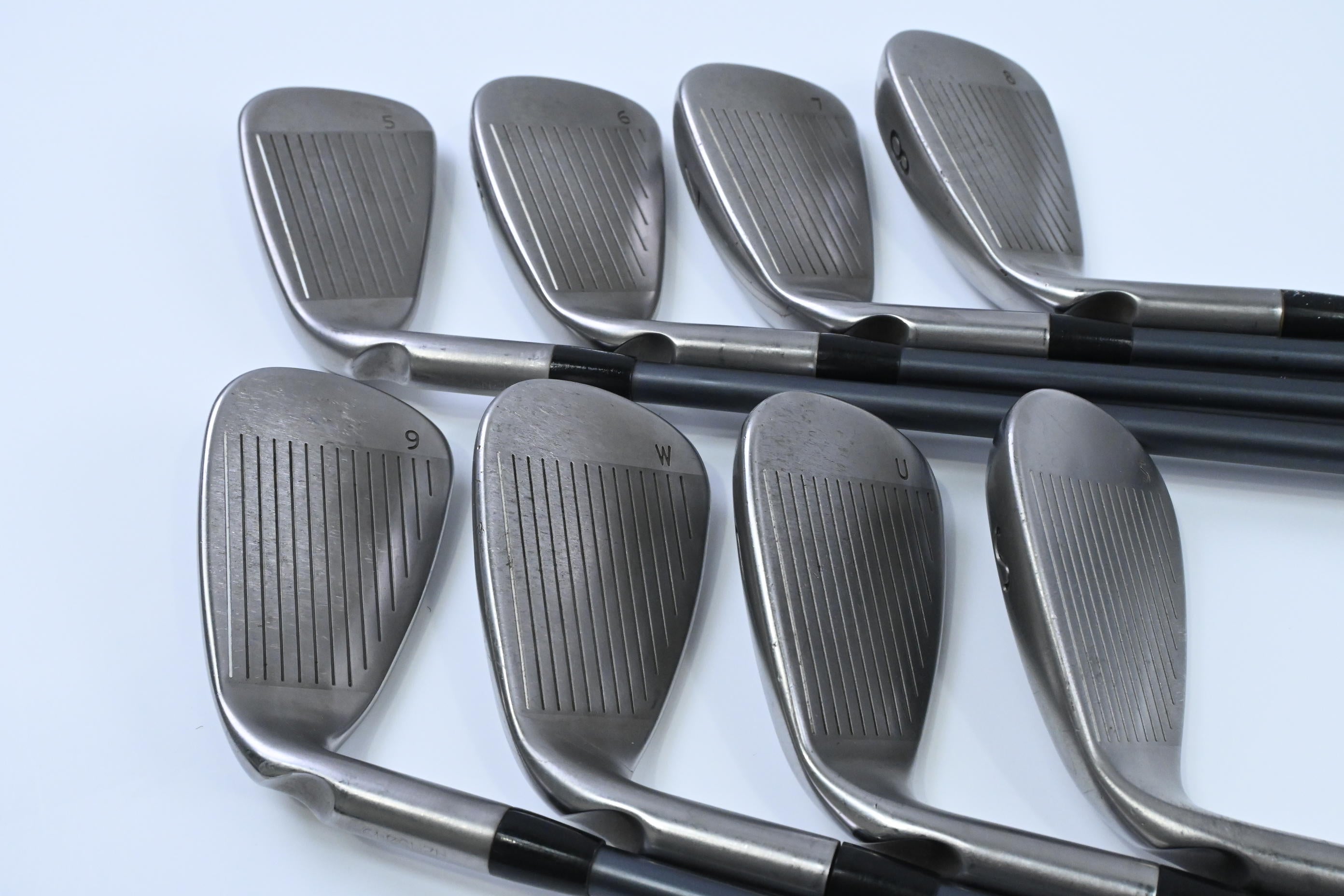 Ping G Series Irons / 5-PW+UW+SW / Blue Dot / Senior Flex Ping CFS 65 Shafts