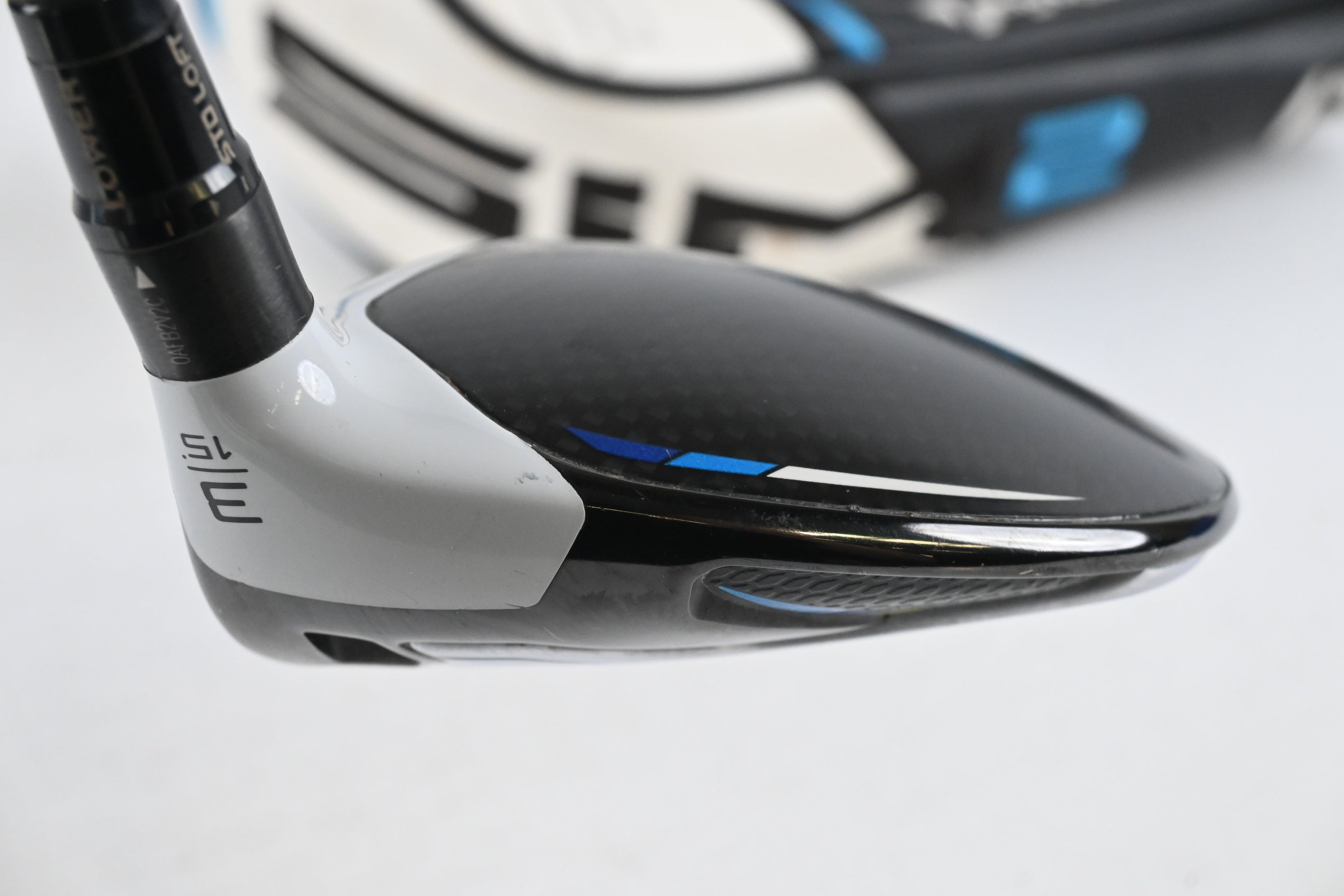 Taylormade SIM2 Ti #3 Wood / 15 Degree / Stiff Flex Kai'li White 70 Shaft