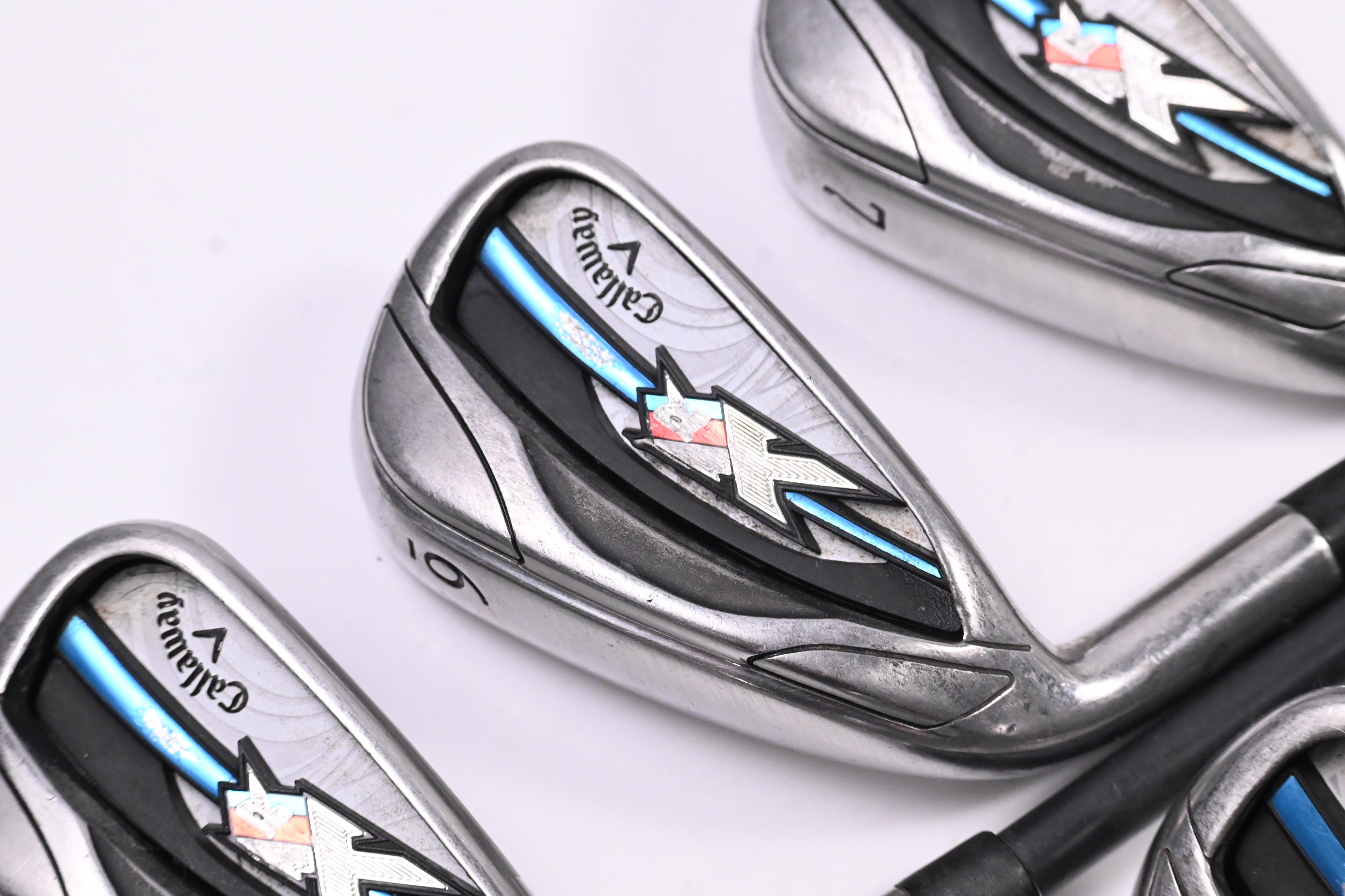 Left Hand Ladies Callaway XR OS Irons / 5-9I+SW / Ladies Flex Bassara 50 Shaft