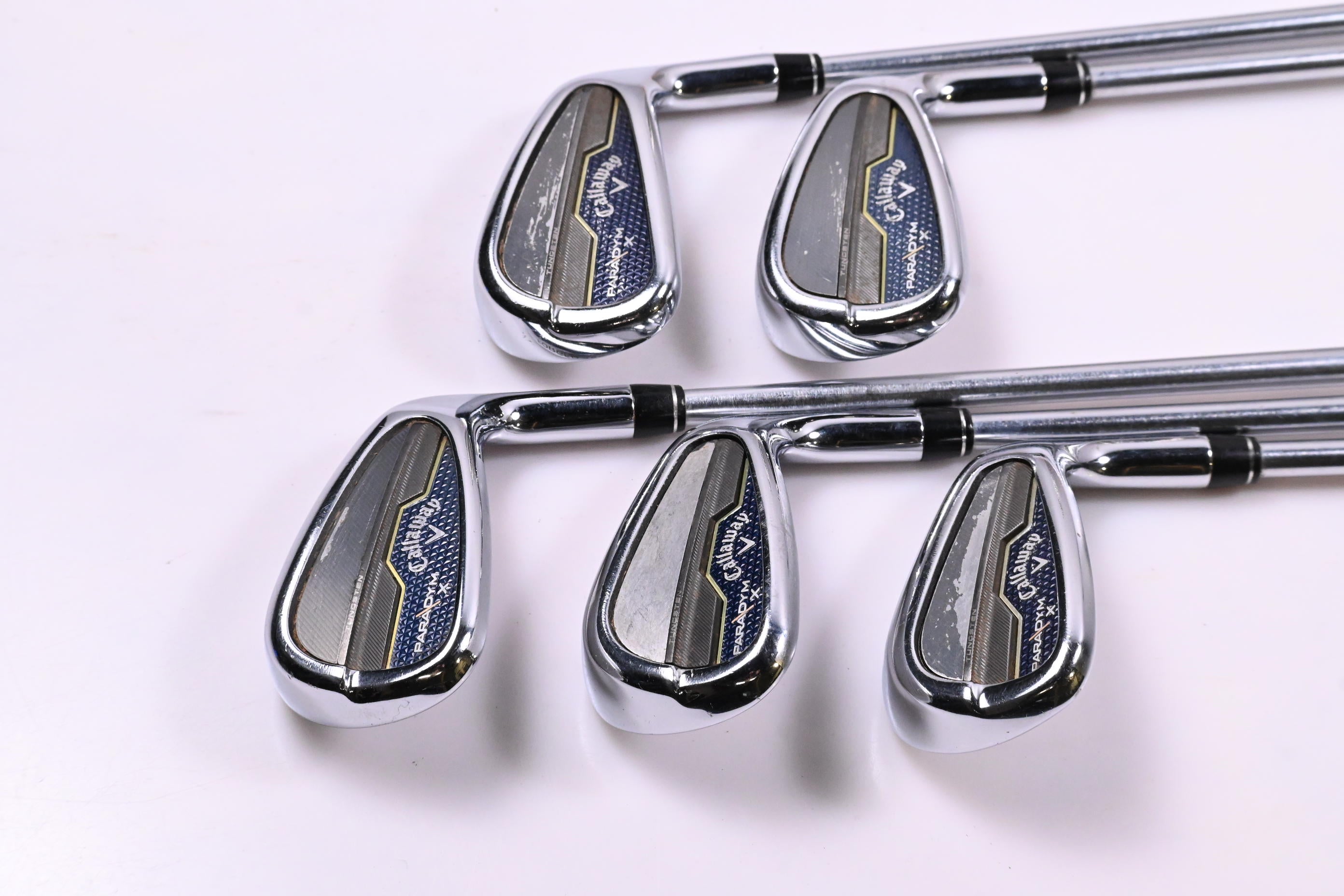 Callaway Paradym X Irons / 7-PW+AW / Stiff Flex Project X IO 110 Shafts