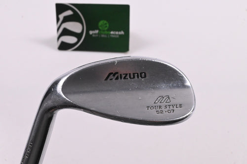 Left Hand Mizuno Tour Style Gap Wedge / 52 Degree / Stiff Flex Dynamic Gold S300