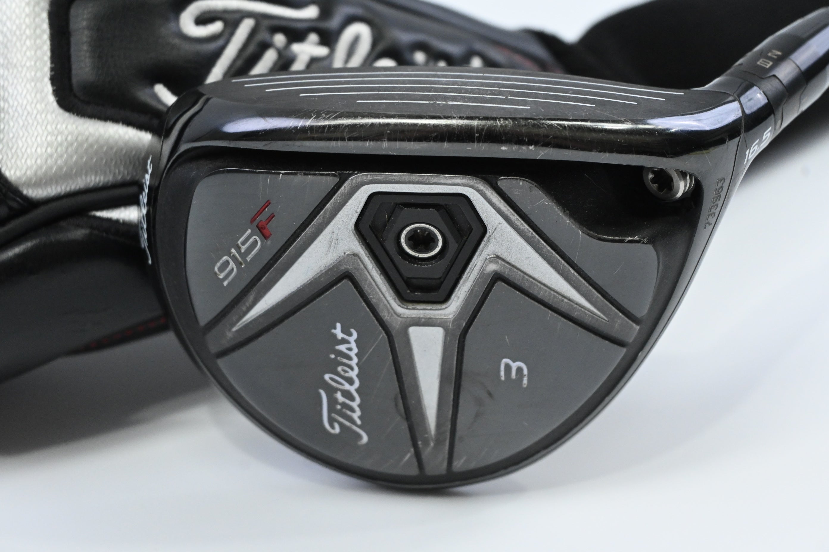 Titleist 915 F #3 Wood / 16.5 Degree / Stiff Flex Aldila Rogue 80 Shaft