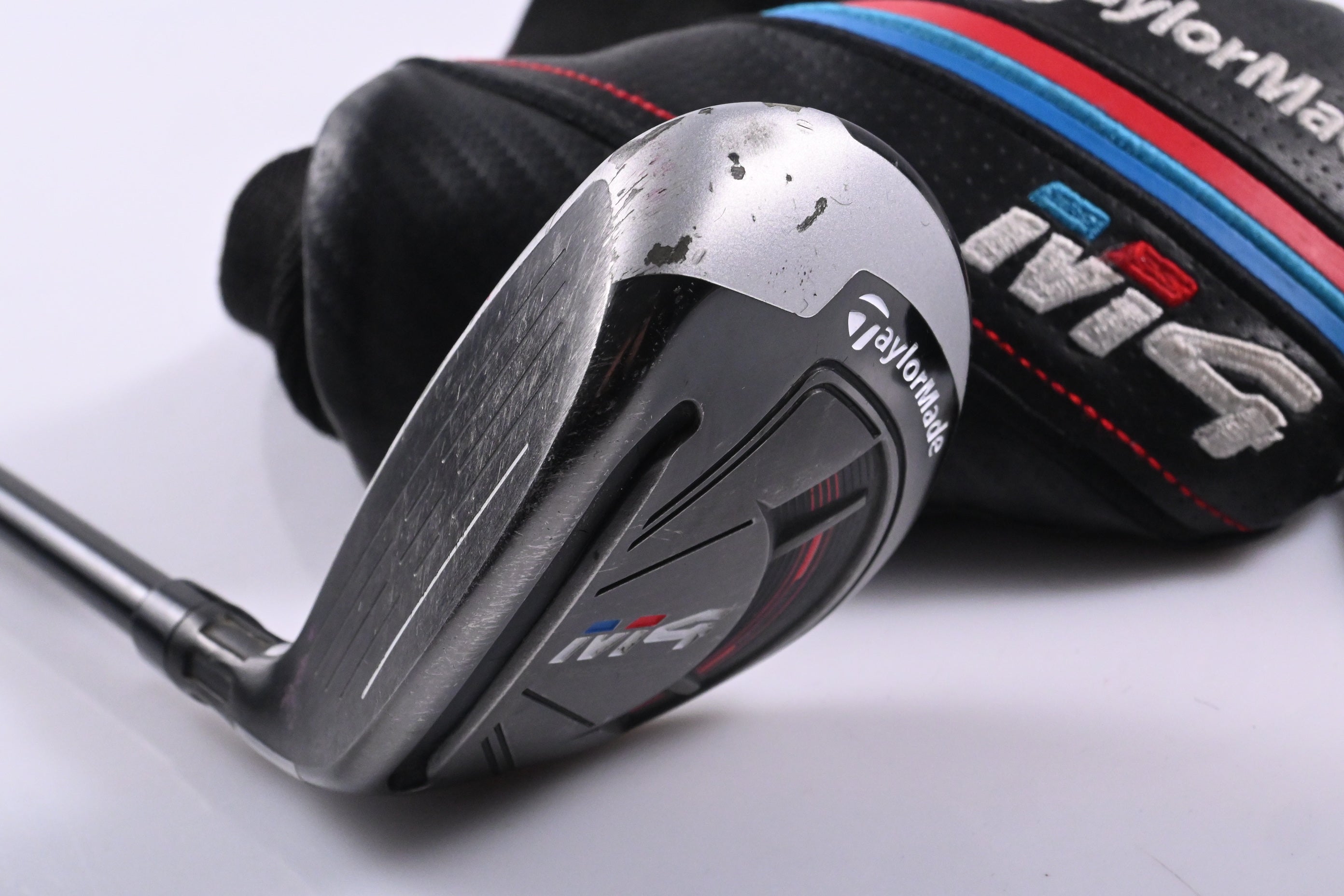 Left Hand Taylormade M4 #3 Hybrid / 19 Degree / Senior Flex Fujikura Atmos Red 5