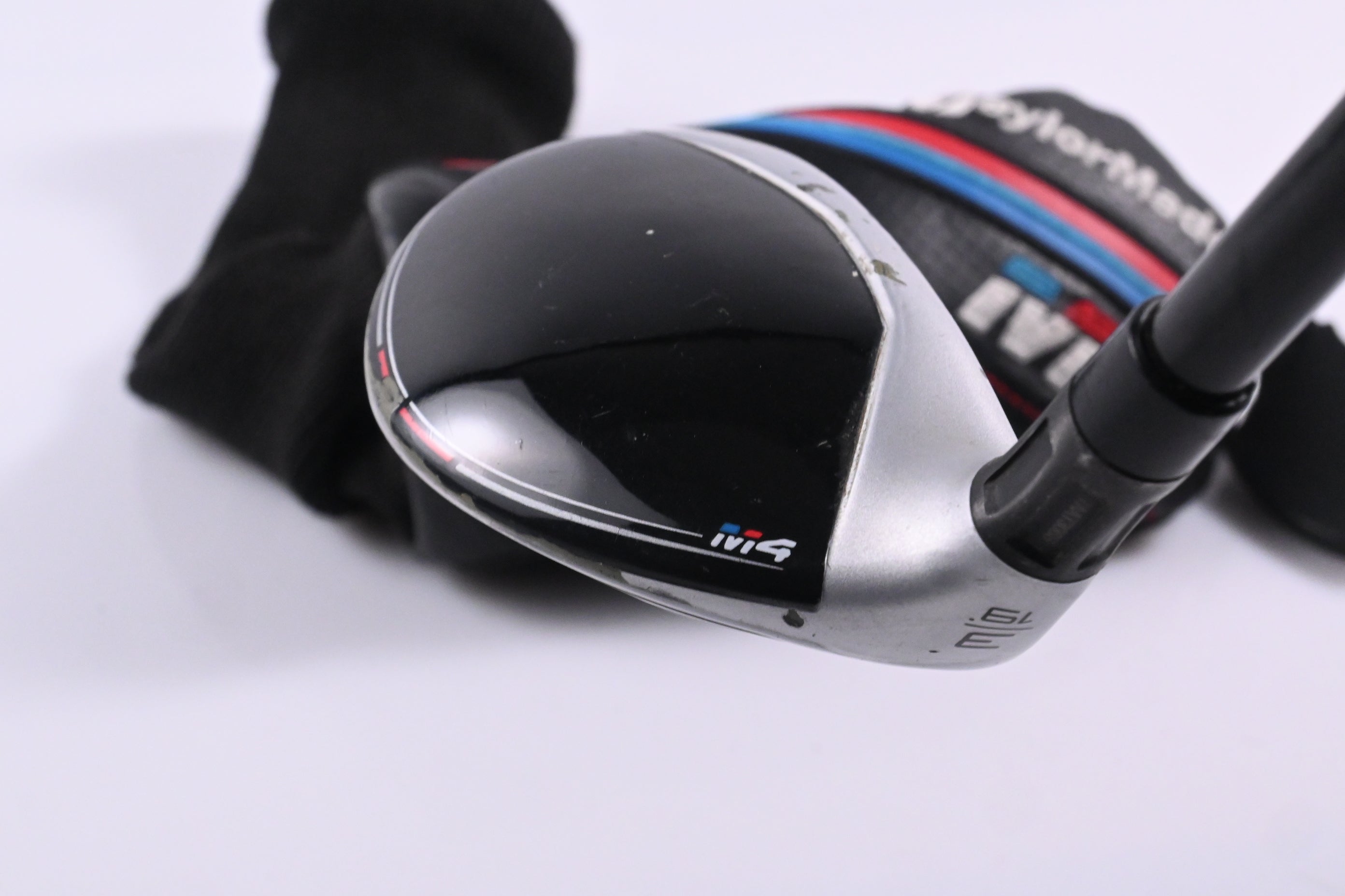 Left Hand Taylormade M4 #3 Hybrid / 19 Degree / Senior Flex Fujikura Atmos Red 5