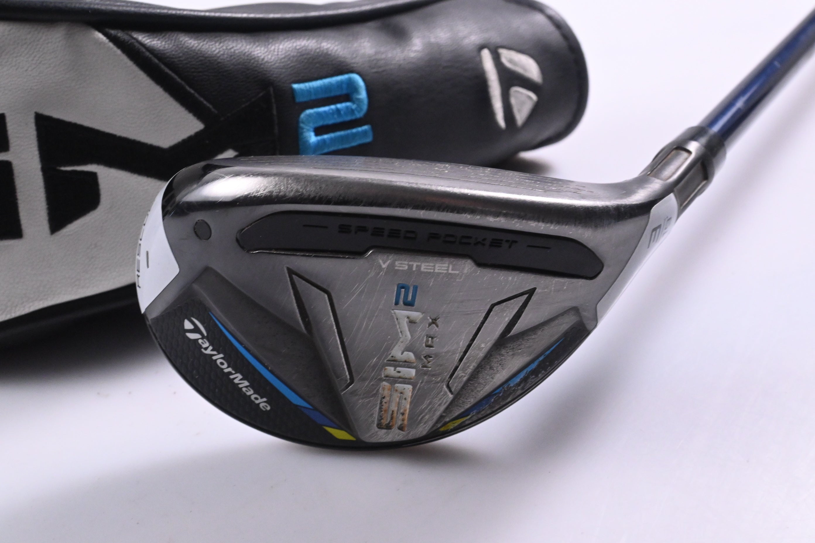 Taylormade SIM2 Max #3 Hybrid / 19 Degree / Stiff Flex Ventus Blue 7 Shaft
