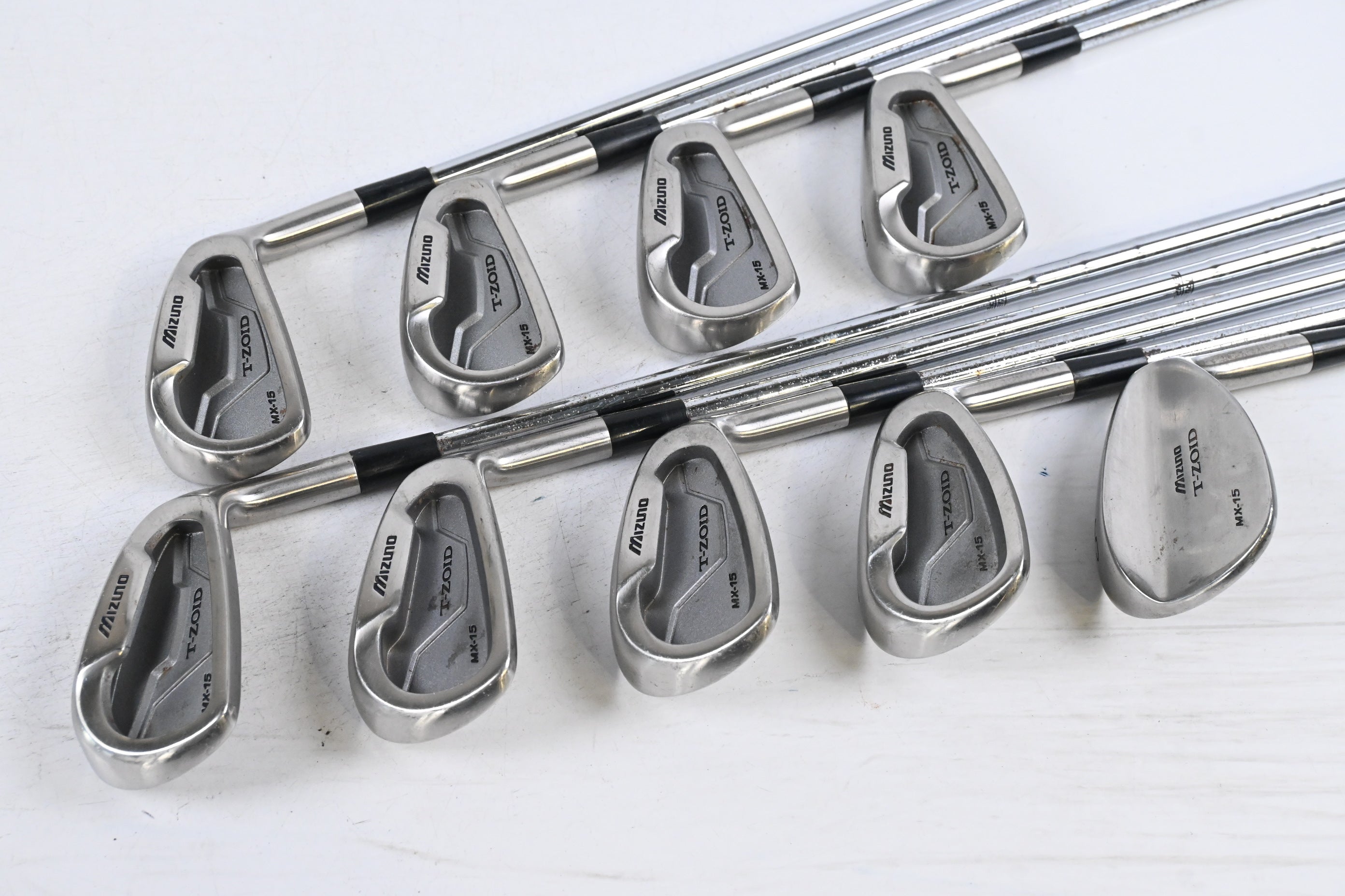 Mizuno MX-15 Irons / 3-PW+SW / Regular Flex DynaFlex Shafts
