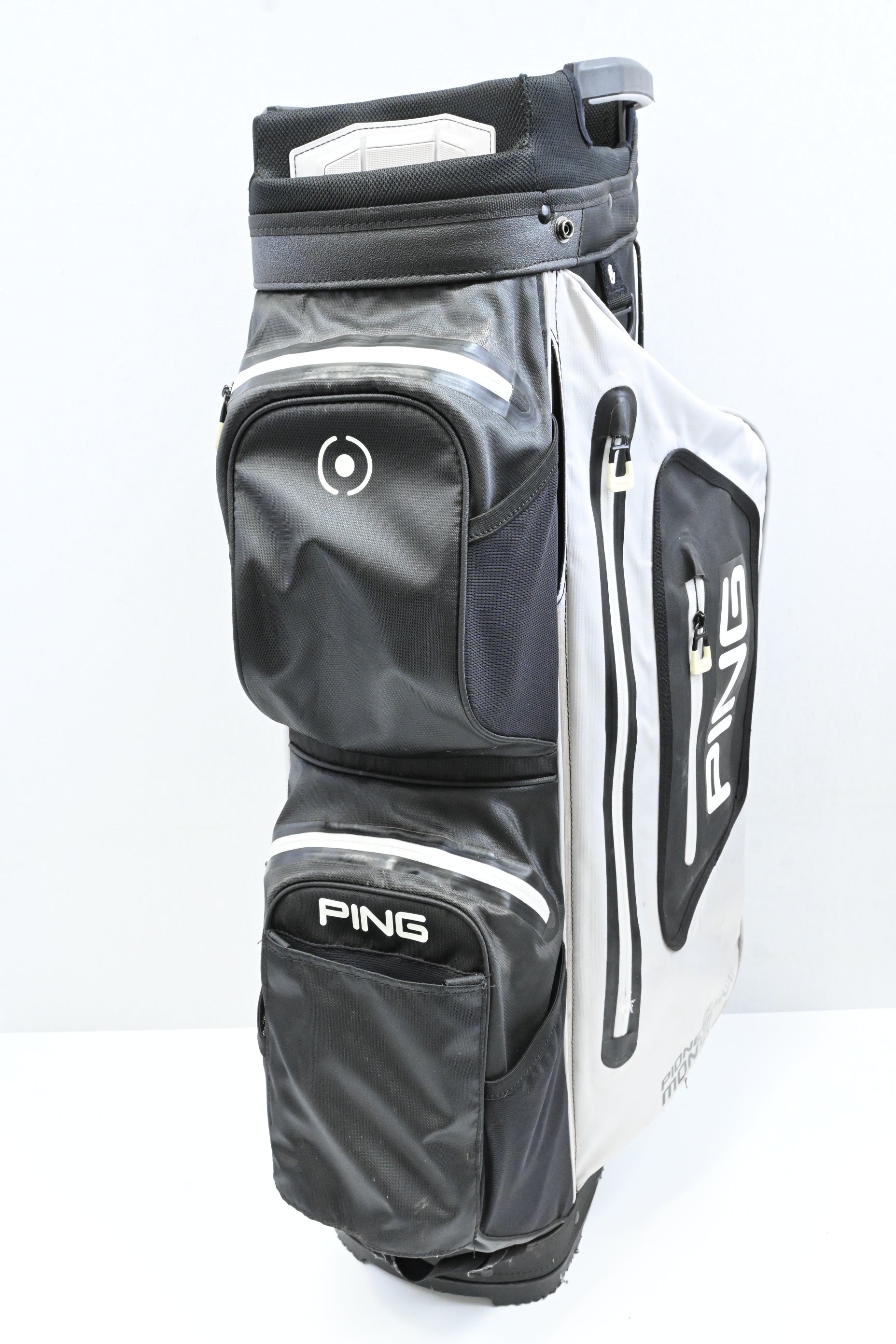 Ping Pioneer Monsoon Cart Bag / 14-Way / Black, White