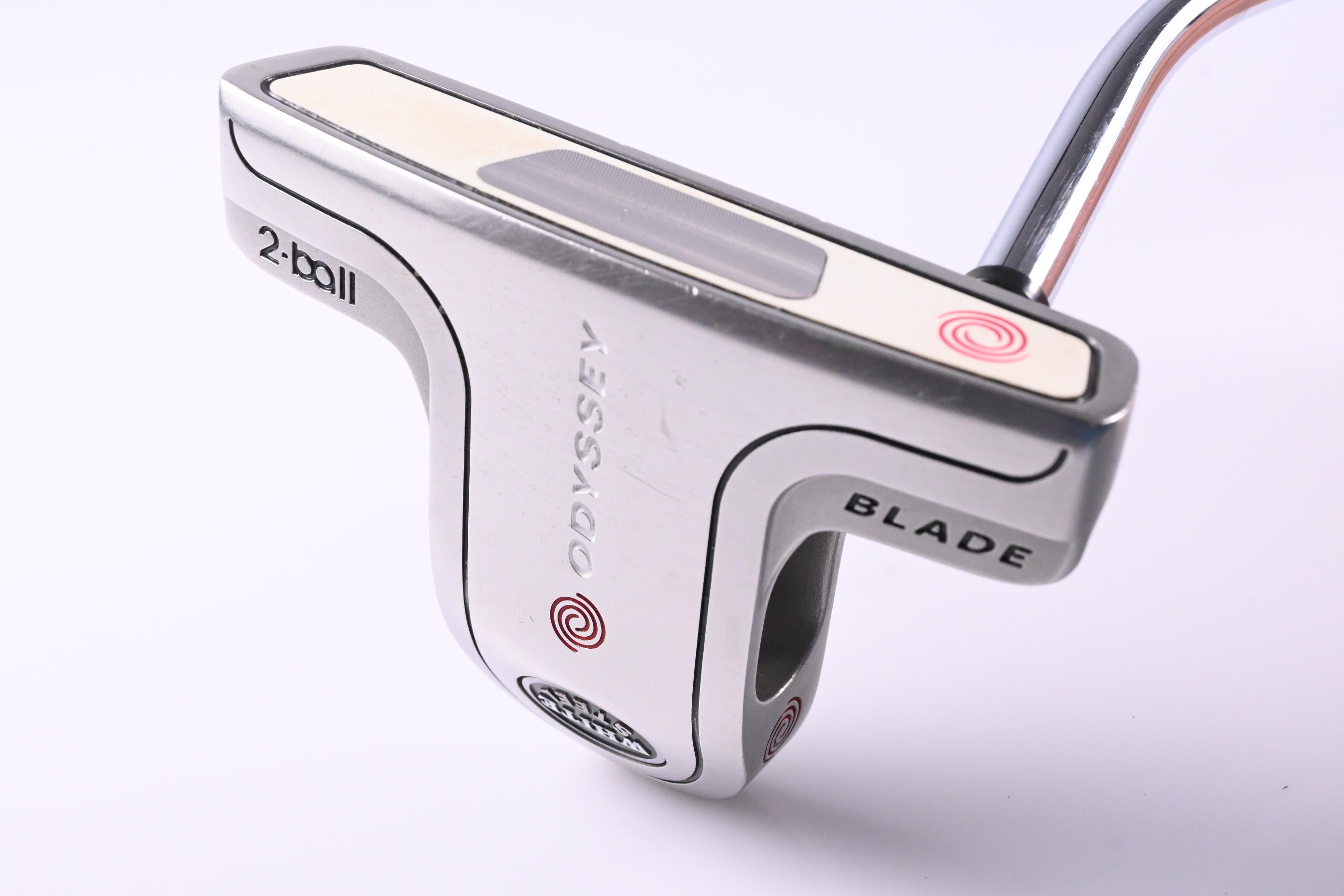 Odyssey White Steel 2-Ball Blade Putter / 35 Inch