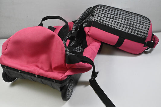 Sun Mountain Club Glider Wheeled Travel Cover / Pink & Grey