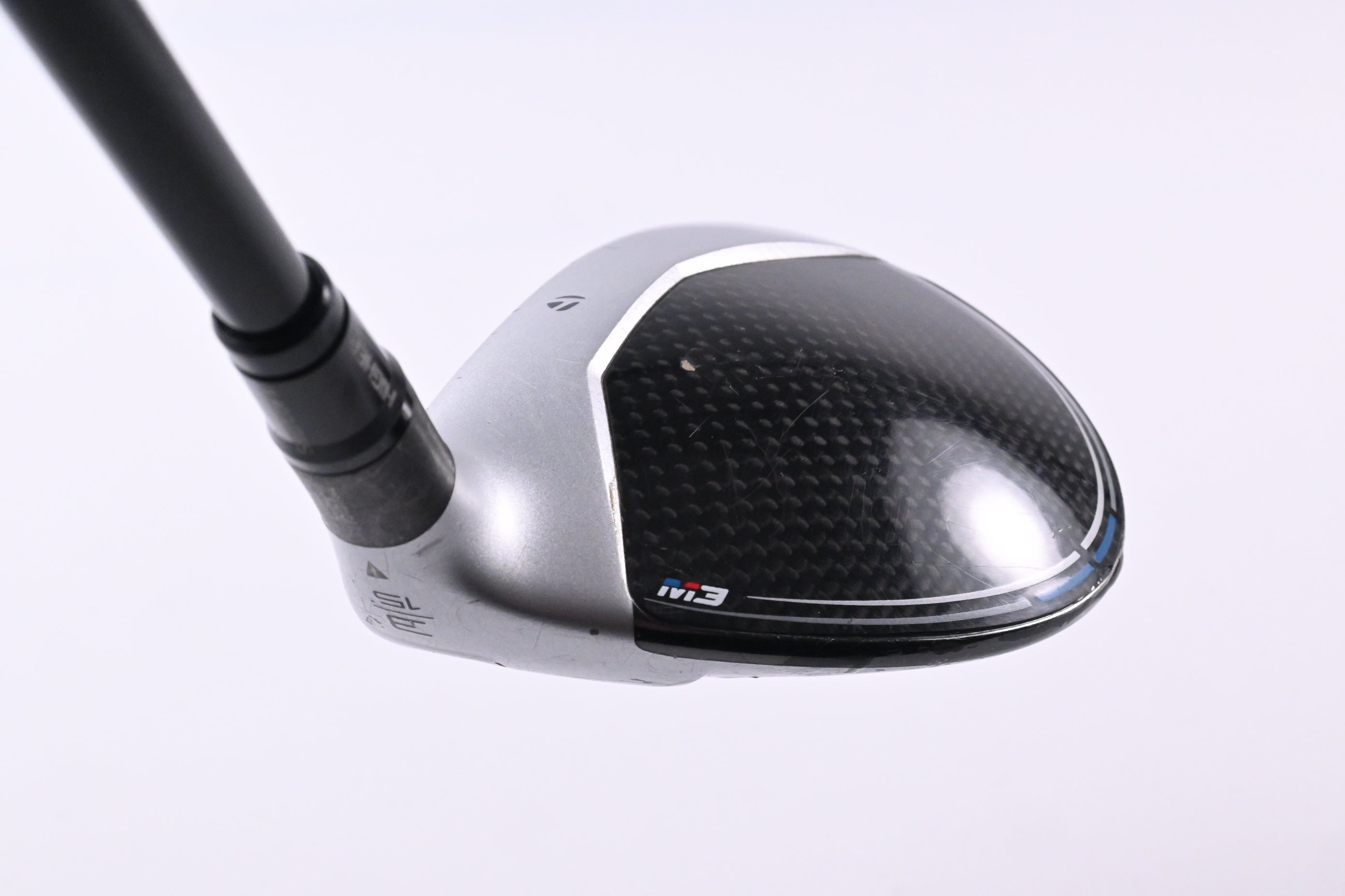 Taylormade M3 #3 Wood / 15 Degree / Stiff Flex Fujikura Atmos Black 6 Shaft