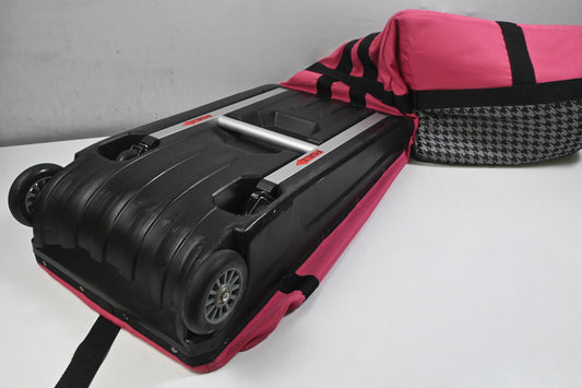 Sun Mountain Club Glider Wheeled Travel Cover / Pink & Grey