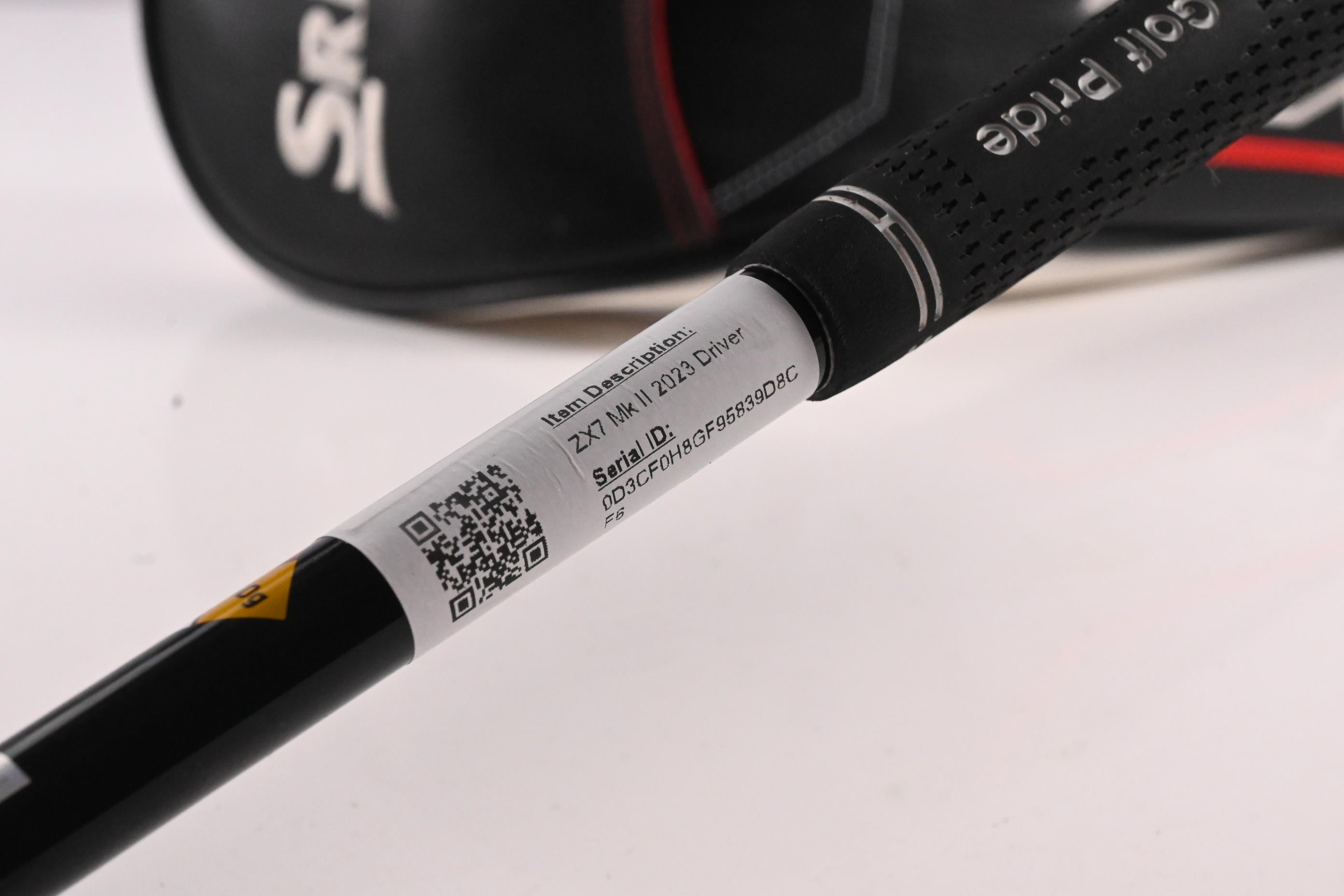 Srixon ZX7 Mk II Driver / 9.5 Degree / Stiff Flex HZRDUS Gen4 Black 60 Shaft