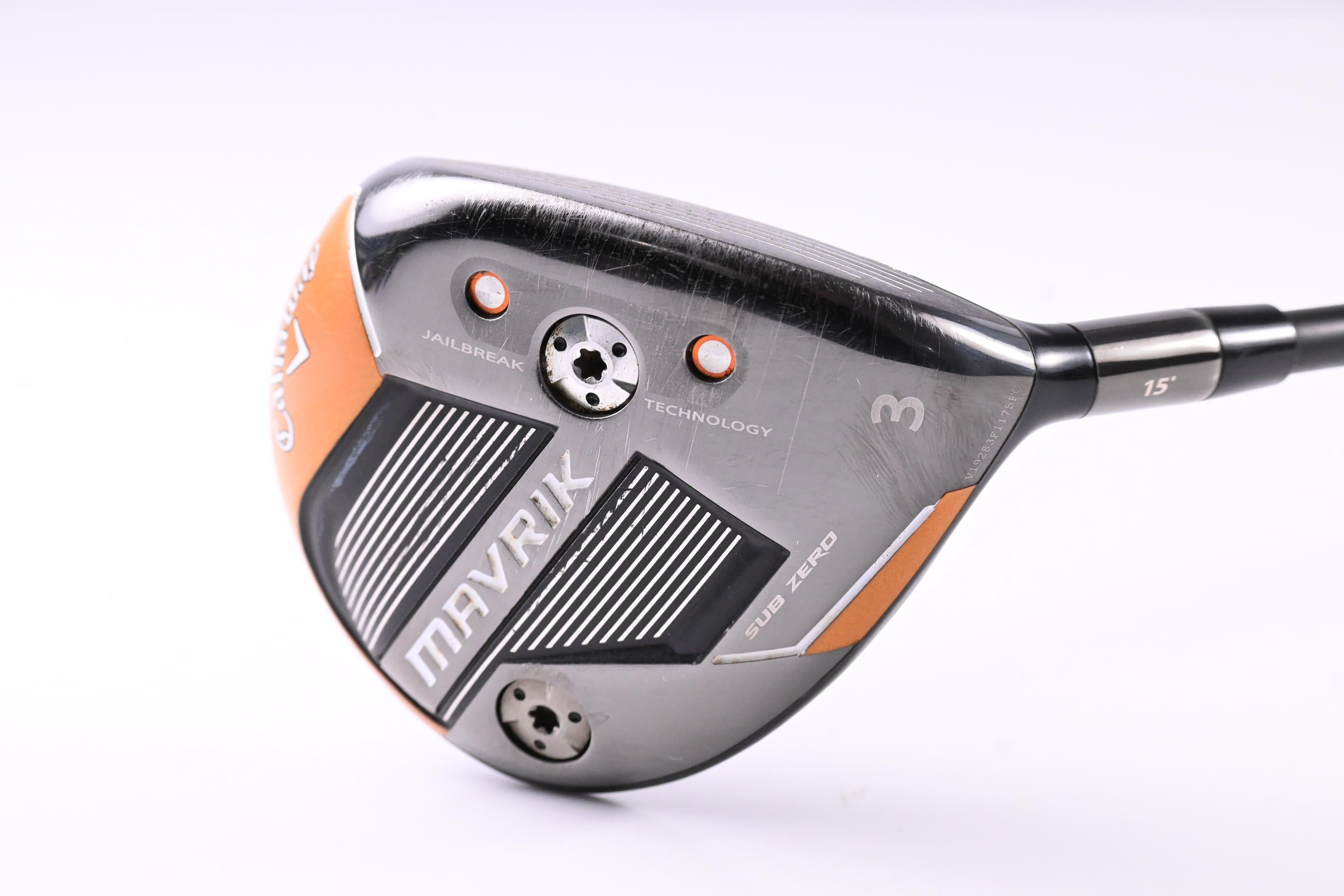 Callaway Mavrik Sub Zero #3 Wood / 15 Degree / Stiff Flex Aldila Rogue White 70