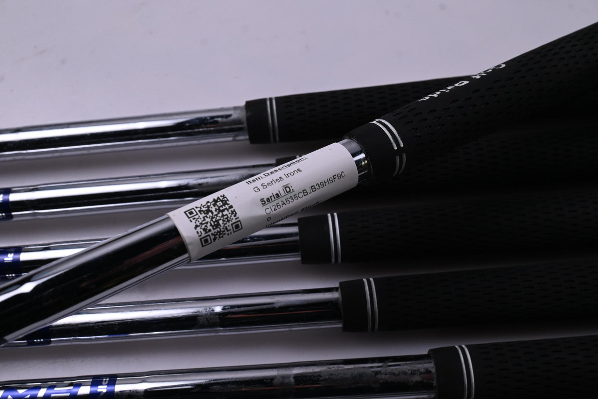 Ping G Series Irons / 4-PW / Yellow Dot / Stiff Flex Ping AWT 2.0 Shafts