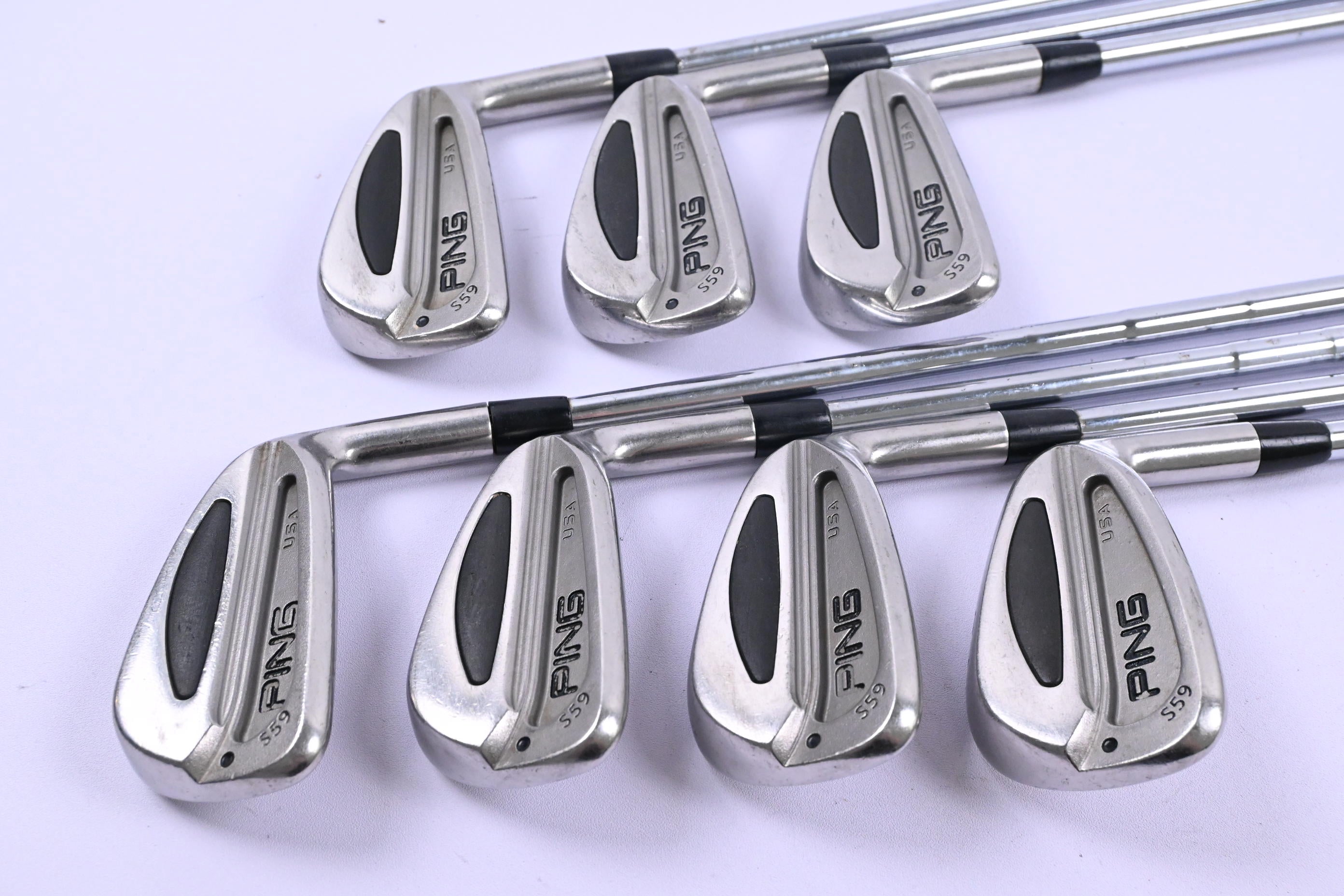 Ping S59 Irons / 3-9i / Black Dot / Regular Flex Steel Shafts