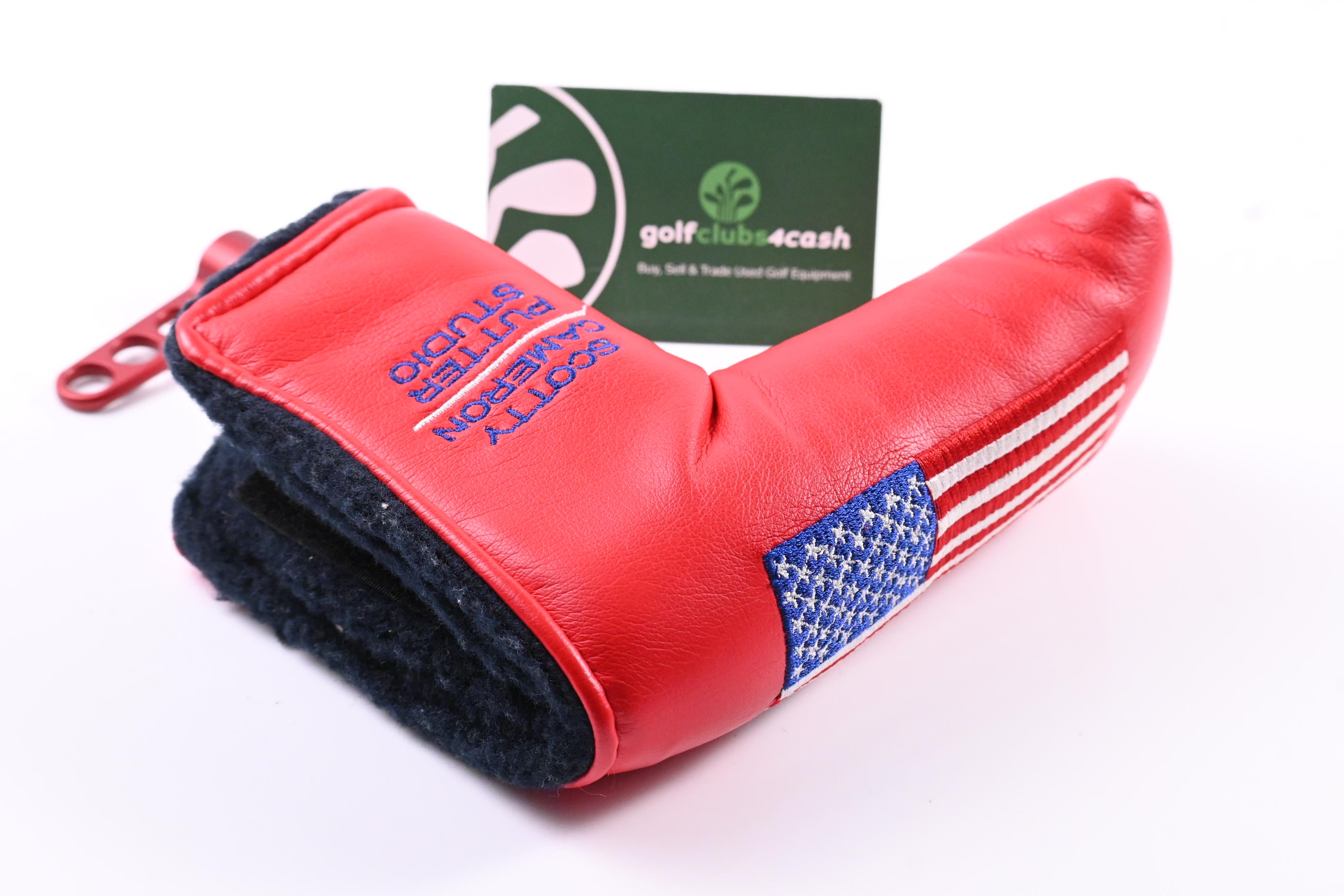 Scotty Cameron 2002 Red Flag / Putter Headcover / Blade / Red