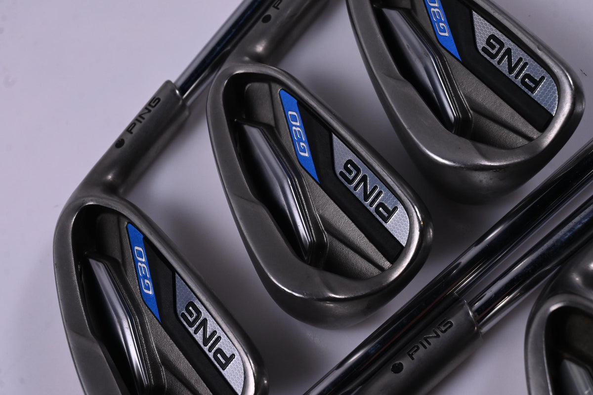 Ping G30 Irons / 5-PW+SW / Black Dot / Regular Flex Ping CFS Distance Shafts