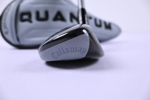 Callaway Quantum Max #5 Hybrid / 24 Degree / Stiff Flex Denali Frost Silver 70