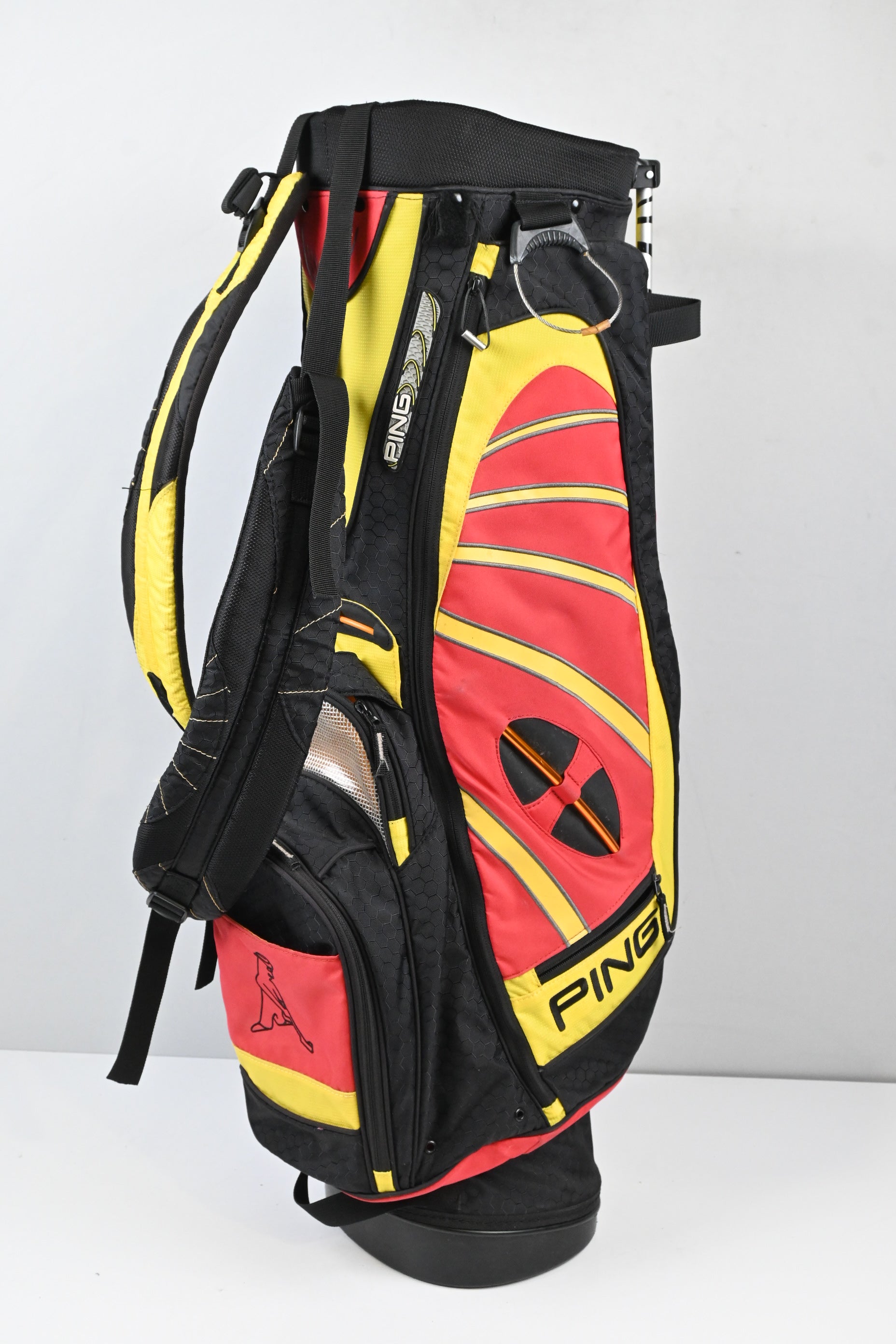 Ping Stand Bag / 5-Way Divider / Black, Red, Yellow