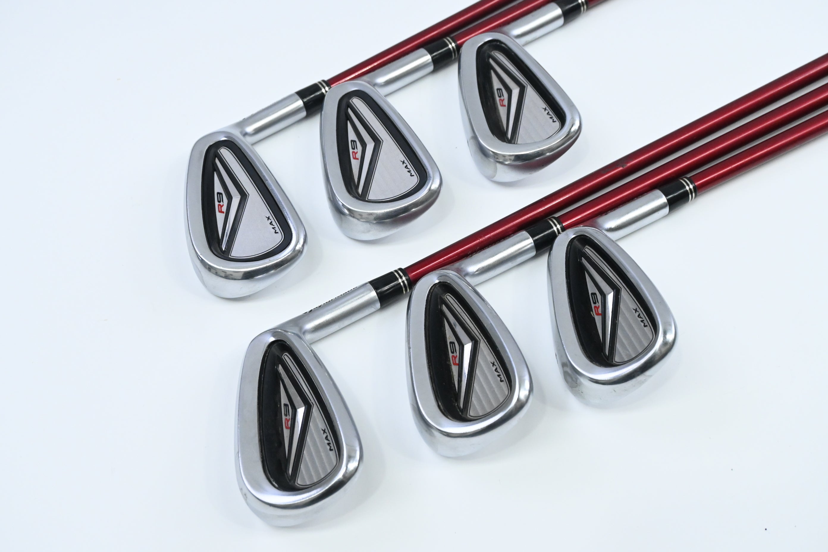 Taylormade R9 Irons / 5-PW / Regular Flex Fujikura Motore 55 Shafts