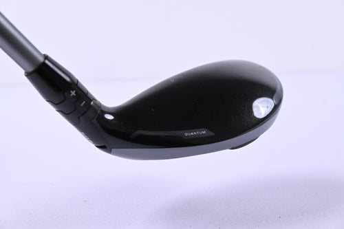 Callaway Quantum Max #5 Hybrid / 24 Degree / Stiff Flex Denali Frost Silver 70