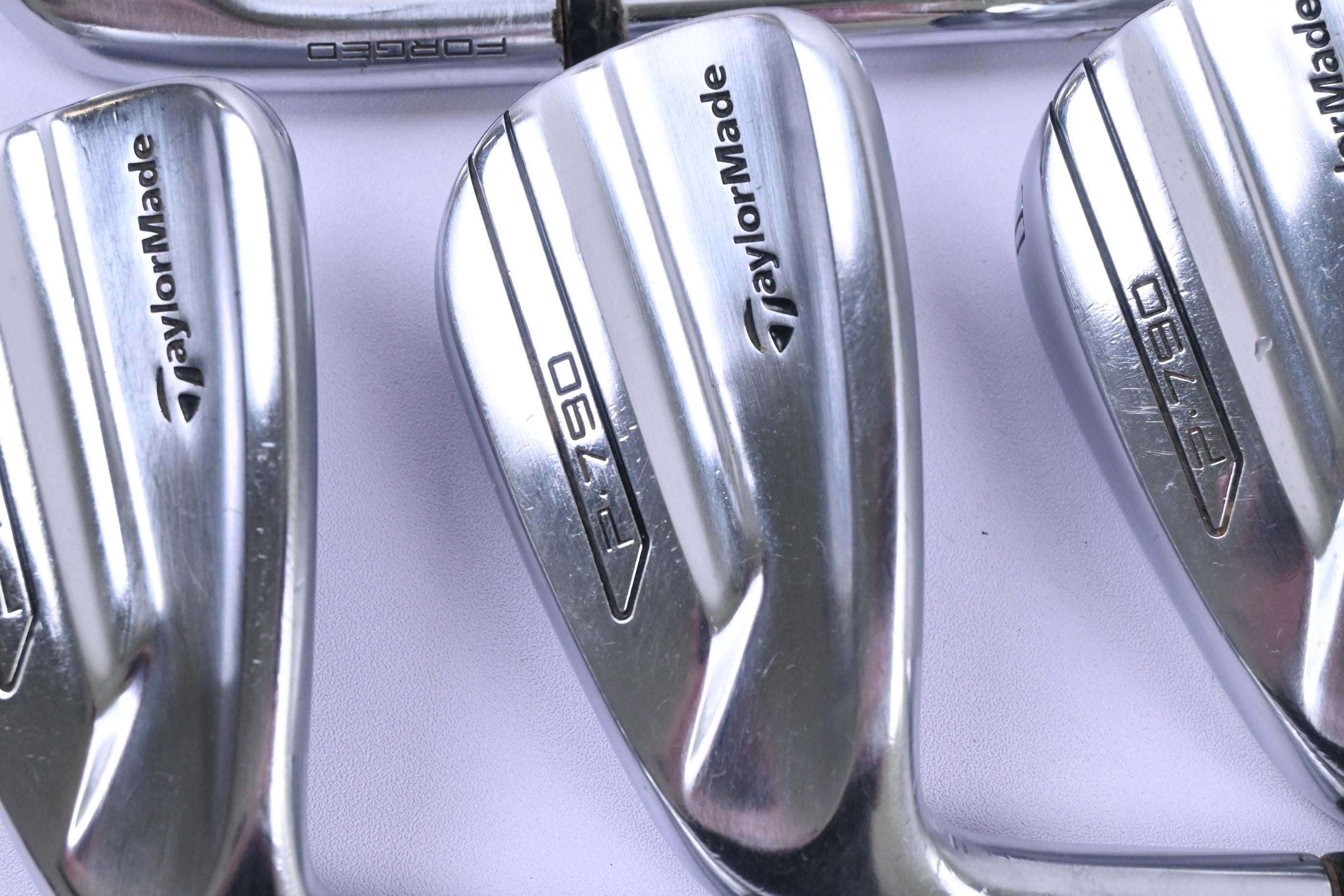 Left Hand Taylormade P790 2017 Irons / 5-PW / Stiff Flex Dynamic Gold Shafts
