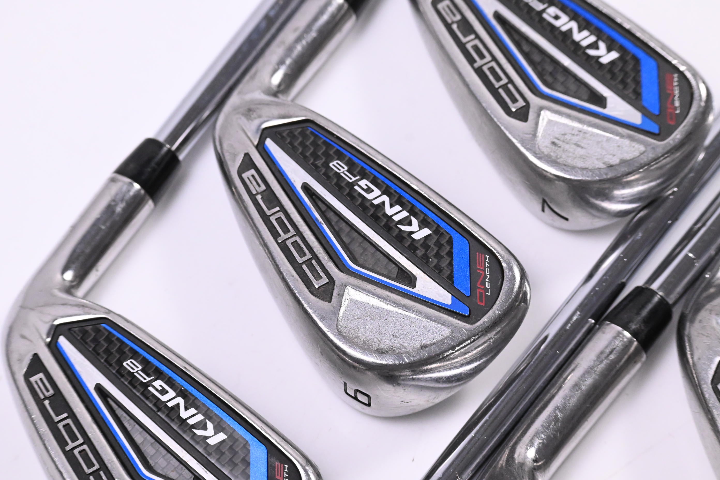 Cobra King F8 One Length Irons / 5-PW+GW / Regular Flex Cobra Shafts