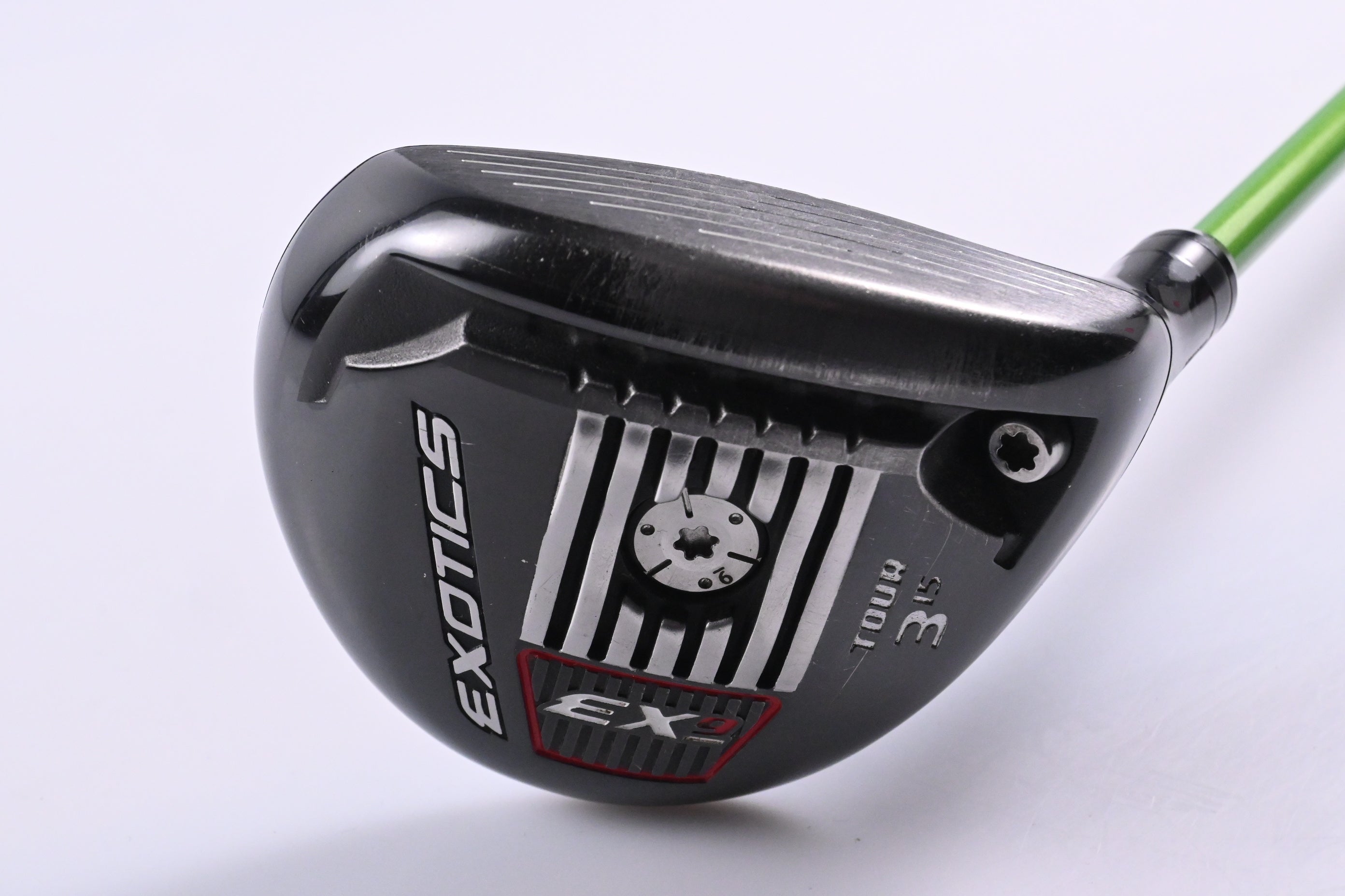 Tour Edge Exotics EX 9 #3 Wood / 15 Degree / X-Flex Matrix KUJOH 85 Shaft