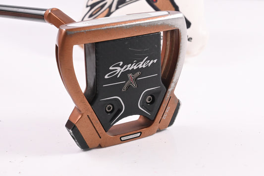 Left Hand Taylormade Spider X Copper Putter / 34 Inch