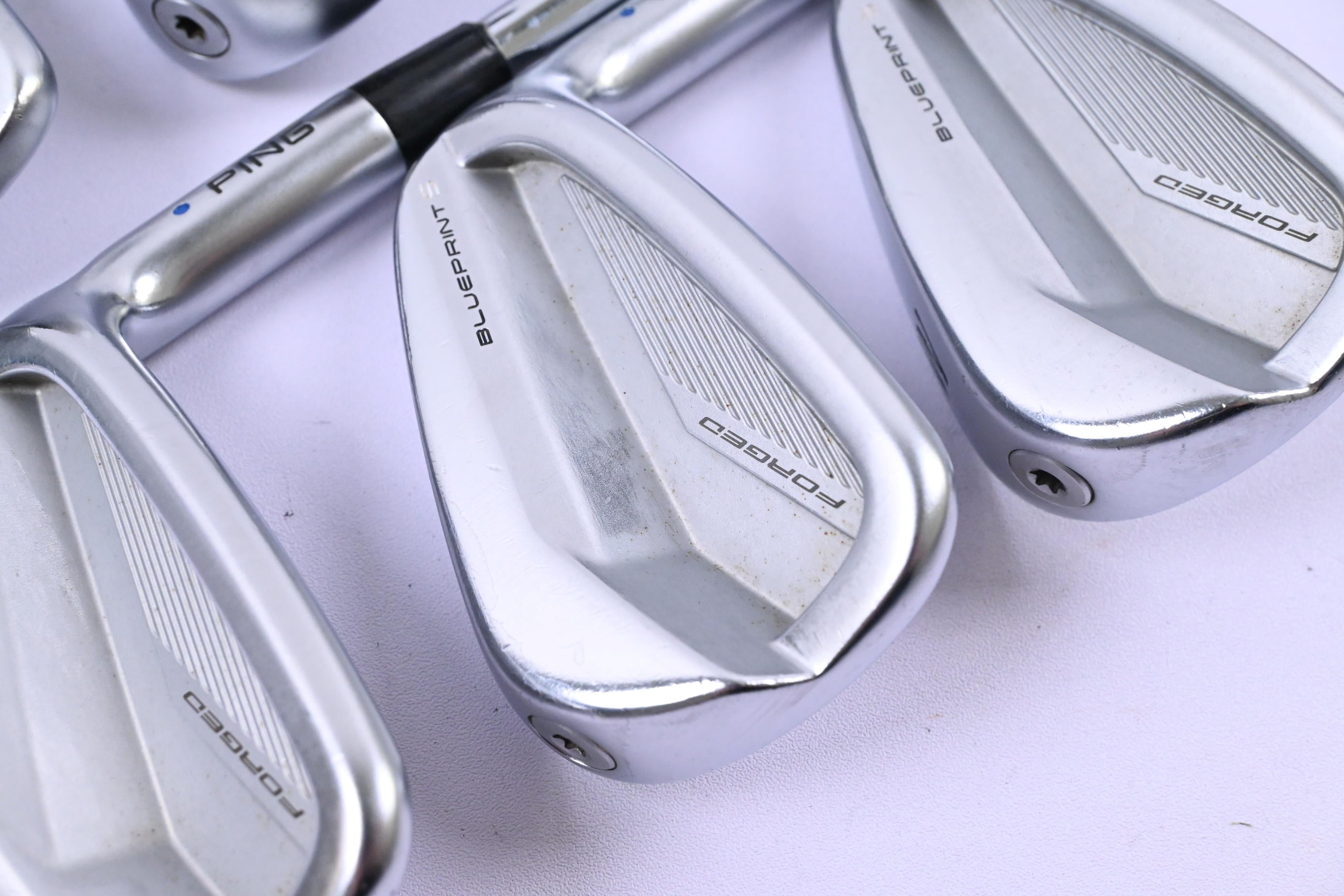 Ping Blueprint S Irons / 5-PW / Blue Dot / Stiff Flex Dynamic Gold 120 Shafts