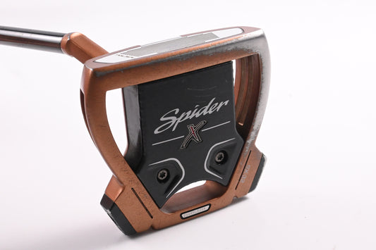 Left Hand Taylormade Spider X Copper Putter / 34 Inch