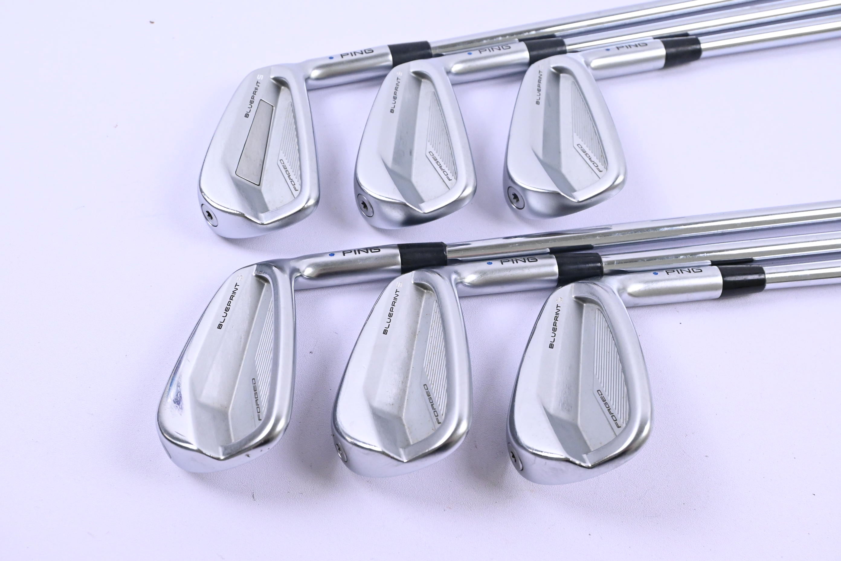 Ping Blueprint S Irons / 5-PW / Blue Dot / Stiff Flex Dynamic Gold 120 Shafts