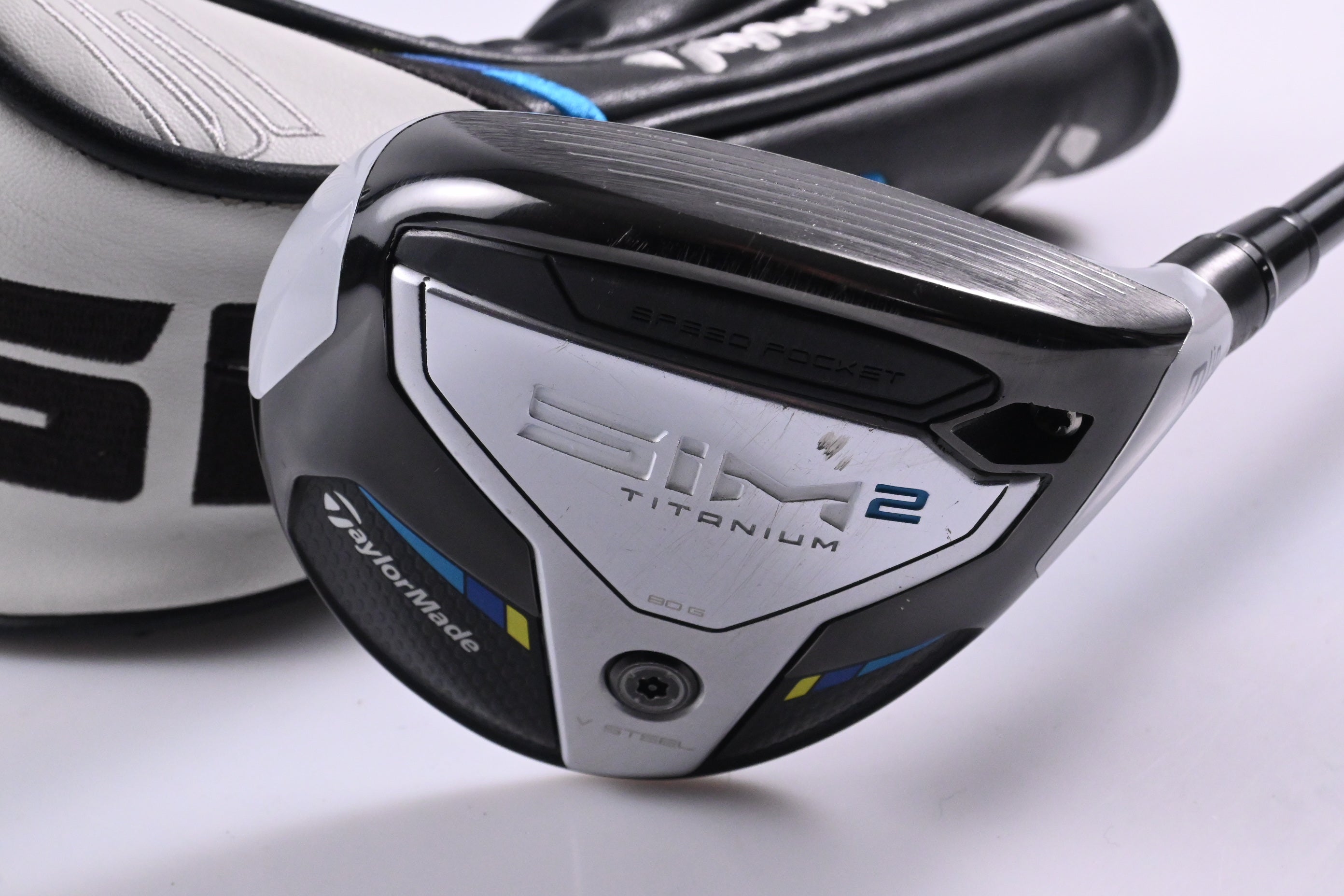 Taylormade SIM2 Ti #3 Wood / 15 Degree / Stiff Flex HZRDUS Smoke Black RDX 70