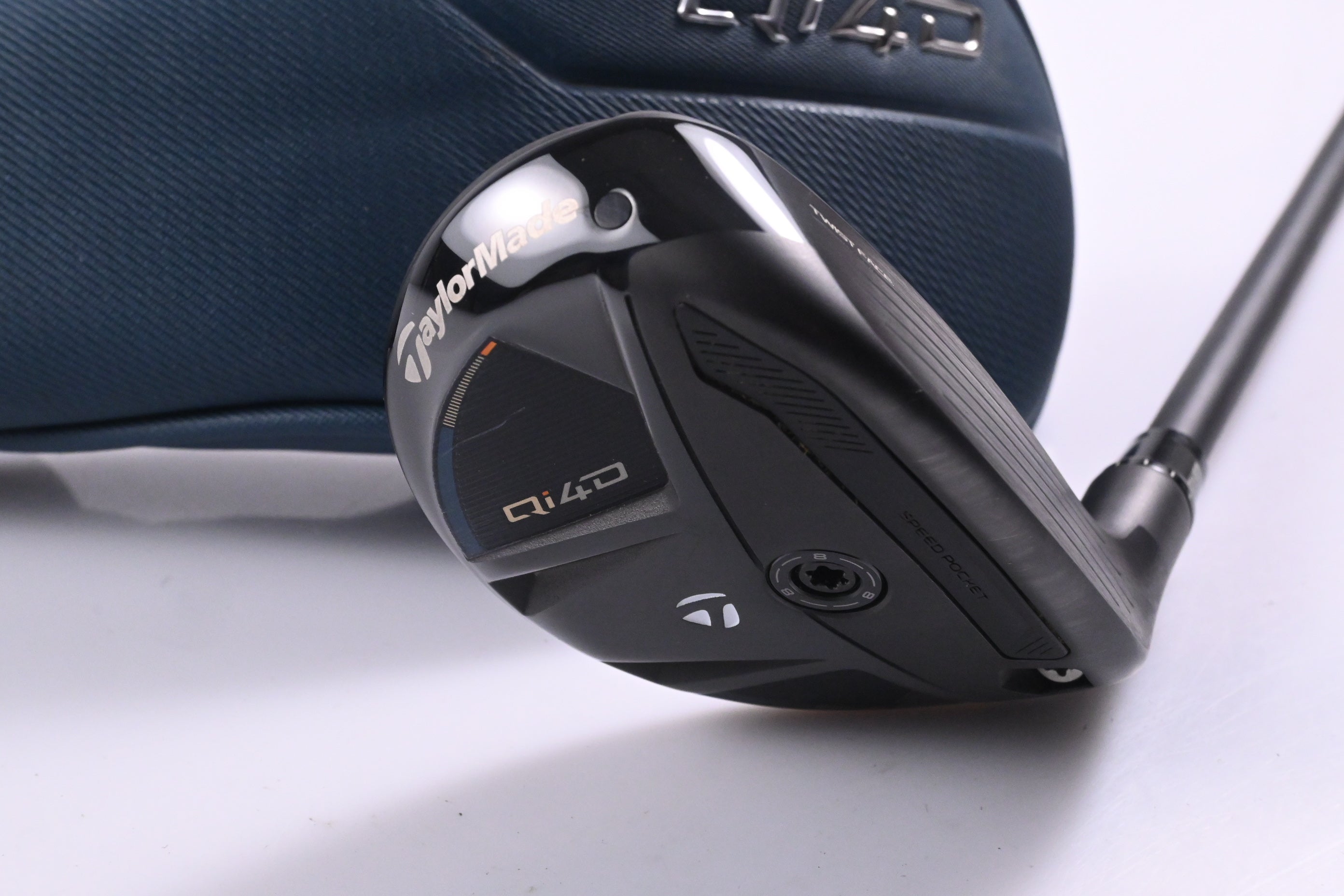 Taylormade Qi4D #4 Hybrid / 22 Degree / Stiff Flex REAX By KBS 75 Shaft