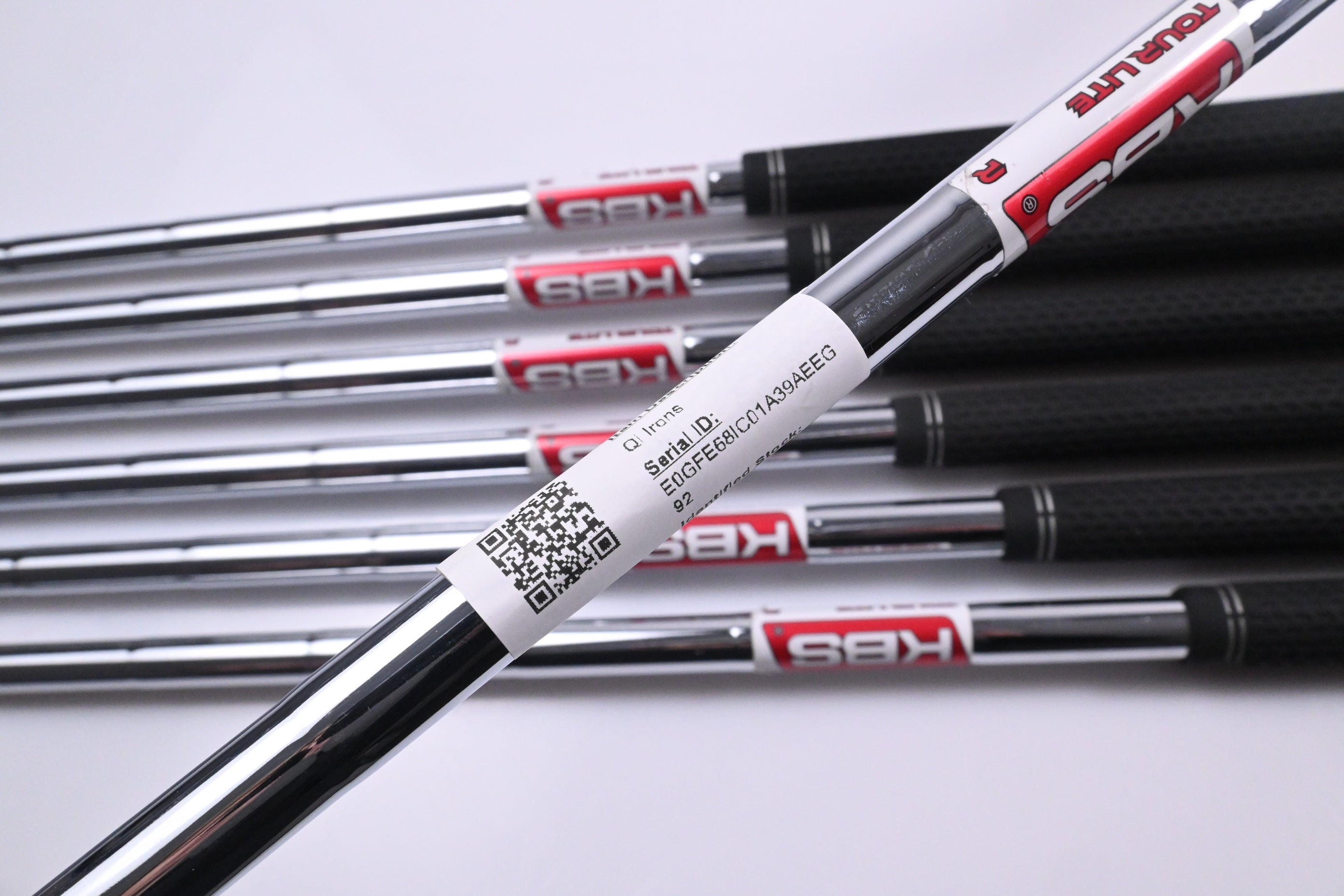 Taylormade Qi Irons / 5-PW+SW / Regular Flex KBS Tour Lite Shafts