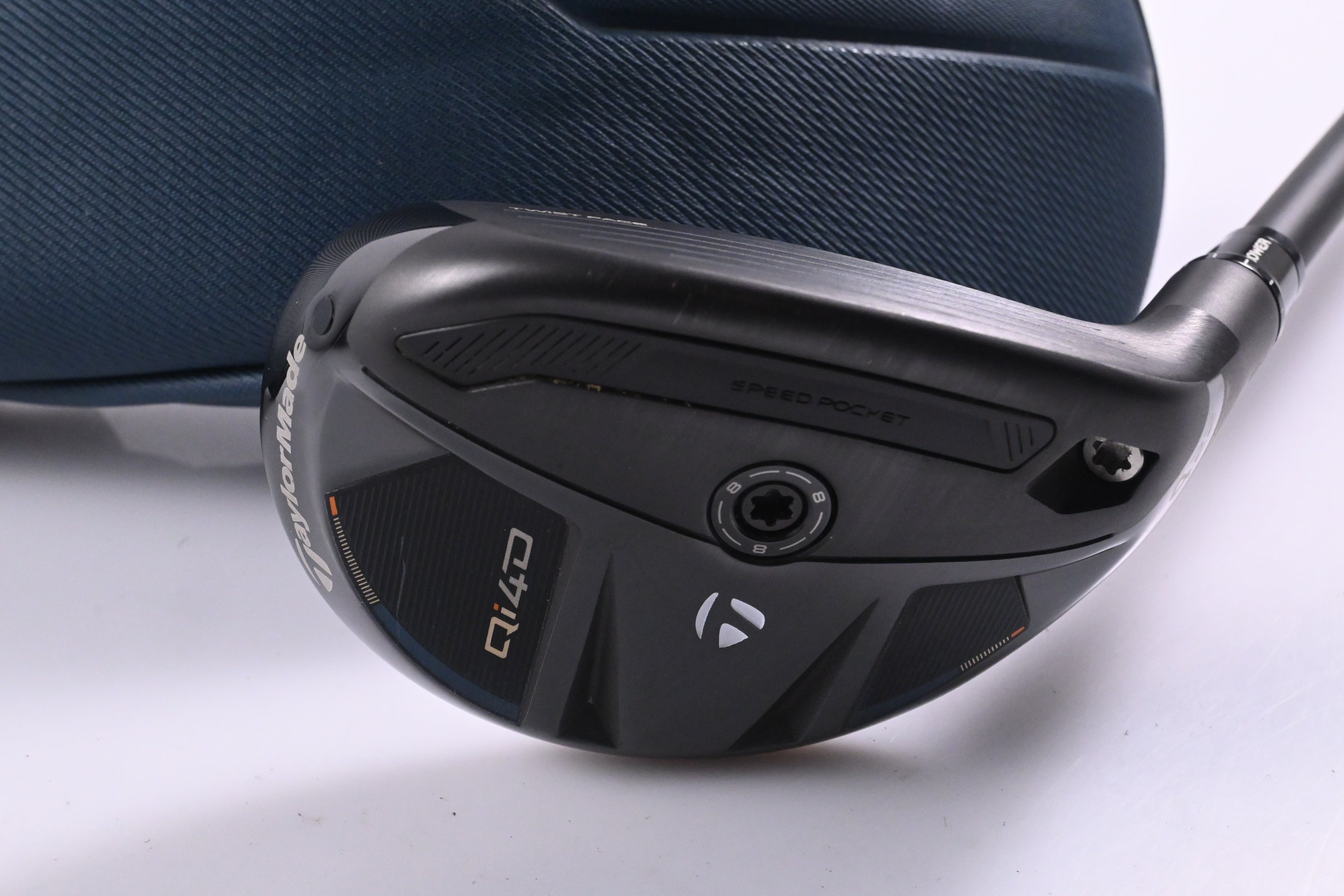 Taylormade Qi4D #4 Hybrid / 22 Degree / Stiff Flex REAX By KBS 75 Shaft