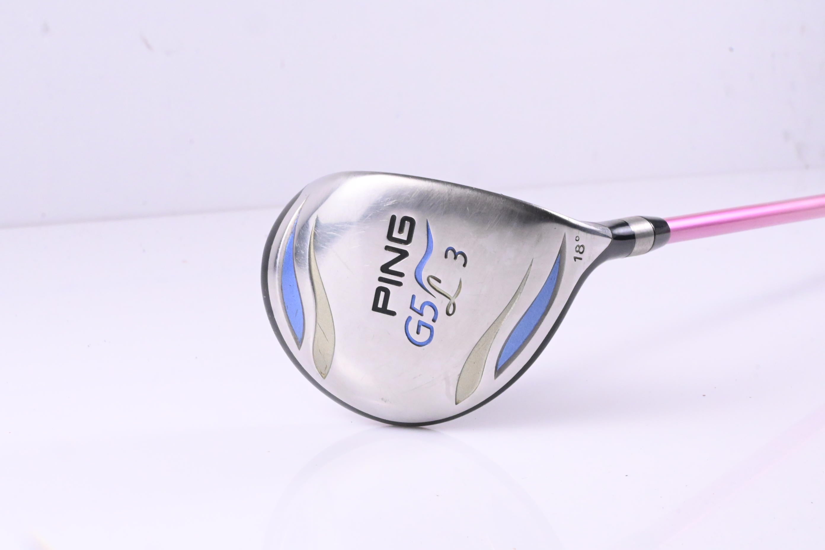 Ping G5L #3 Wood / 18 Degree / Ladies Flex Aldila NV 55 Shaft