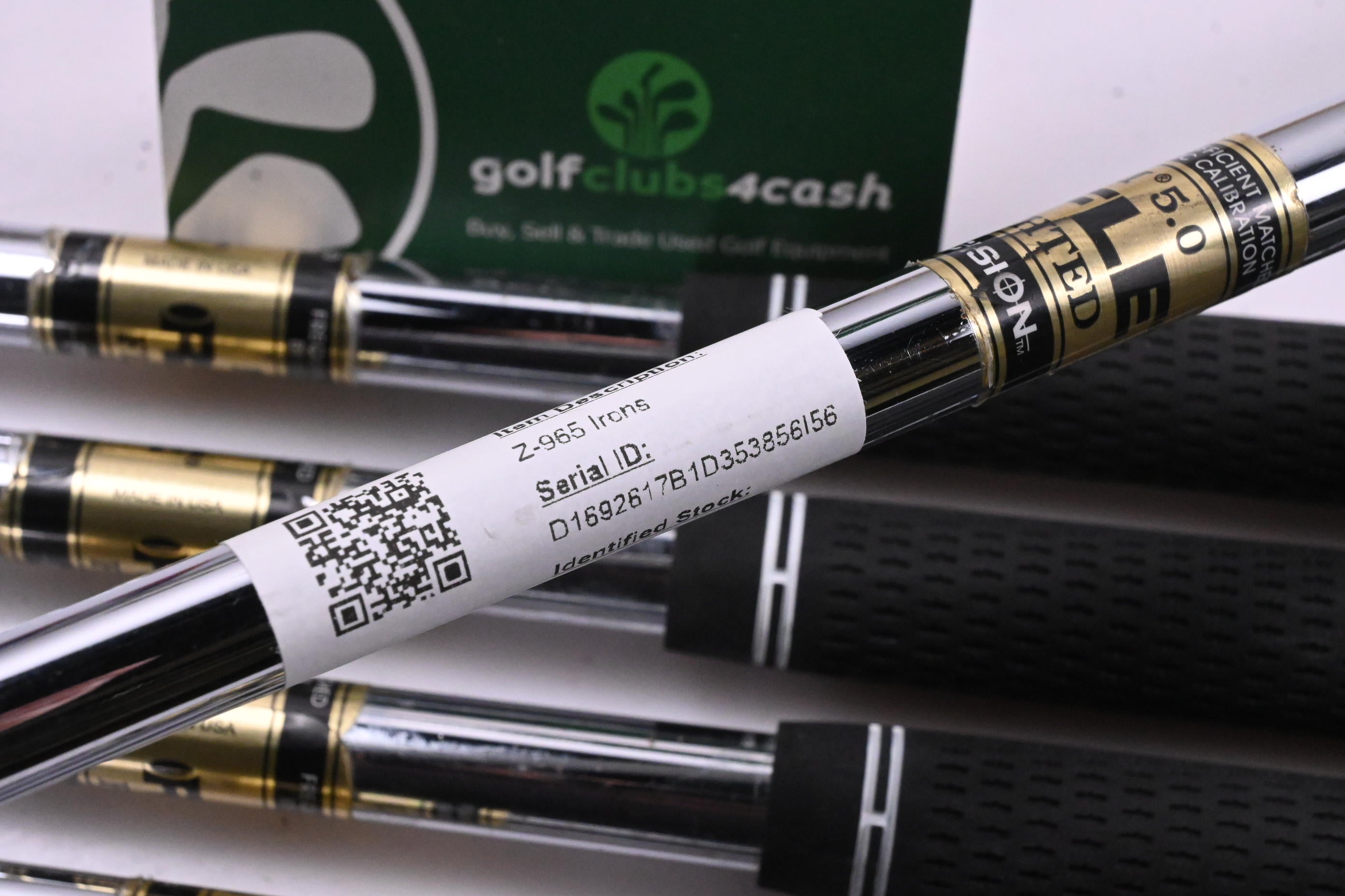 Srixon Z-965 Irons / 3-PW / Regular Flex FCM Precision Rifle Shafts