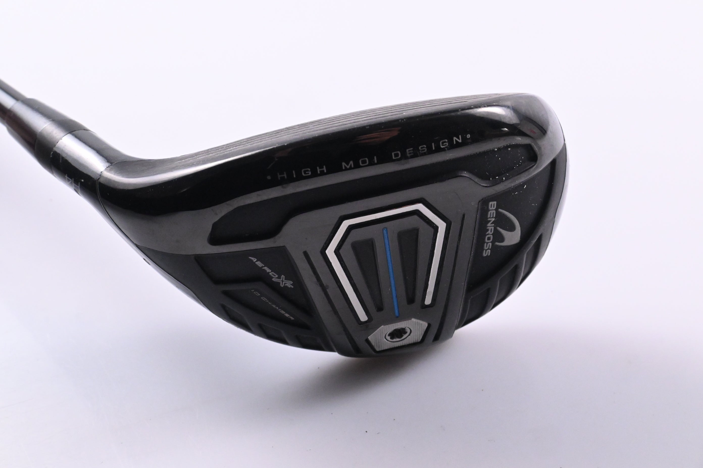 Left Hand Benross Aero X #4 Hybrid / 24 Degree / Regular Flex Ventus Black 5