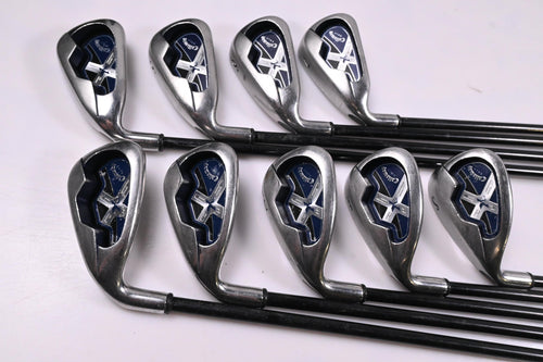 Left Hand Callaway X-18 Irons / 4-PW+GW+SW / Regular Flex Callaway 75 Shafts