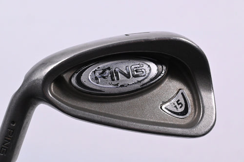 Left Hand Ping i5 #7 Iron / 34 Degree / Black Dot / Regular Flex Steel Shaft