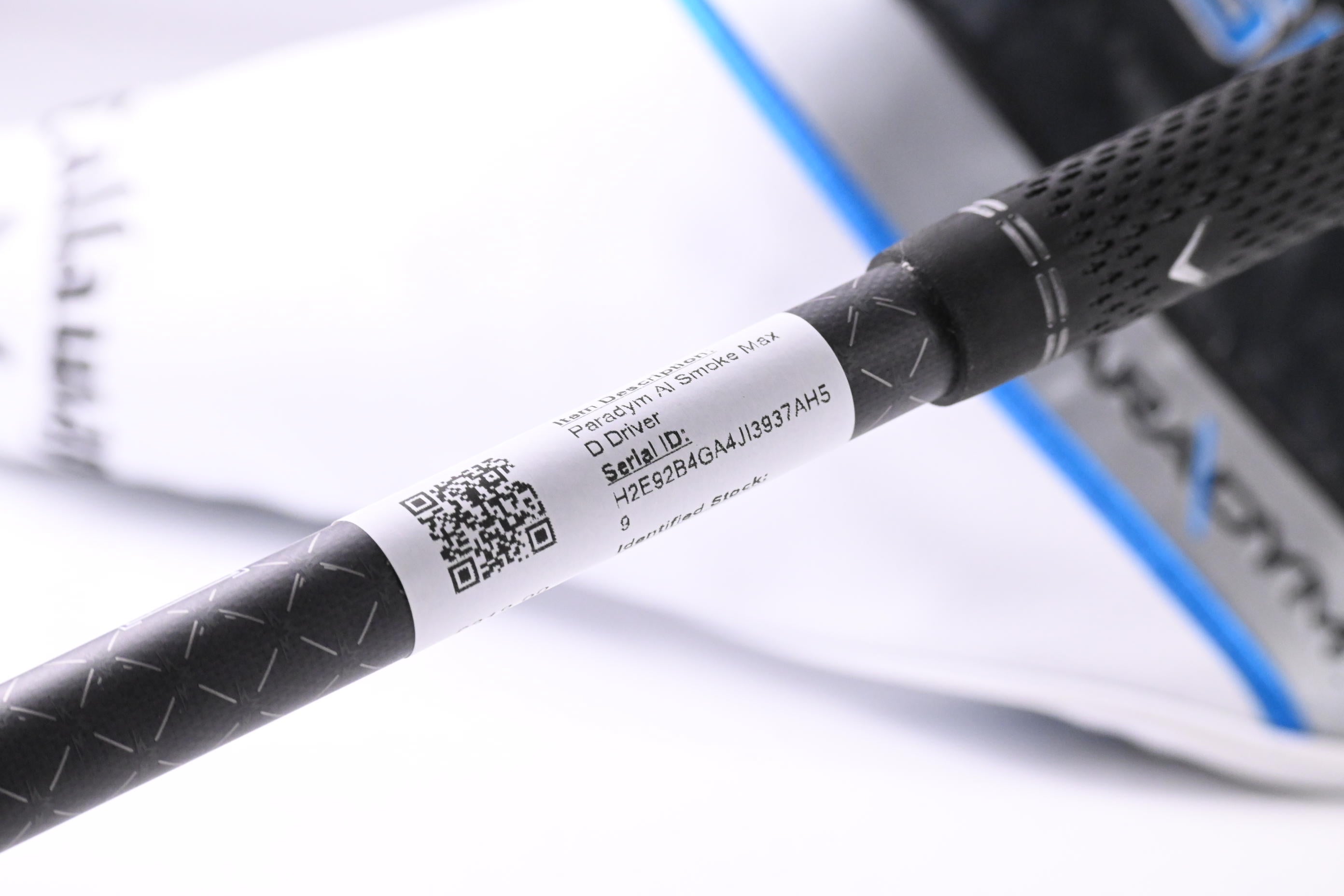 Callaway Paradym Ai Smoke Max D Driver / 12 Degree / Regular Flex Tensei AV Blue