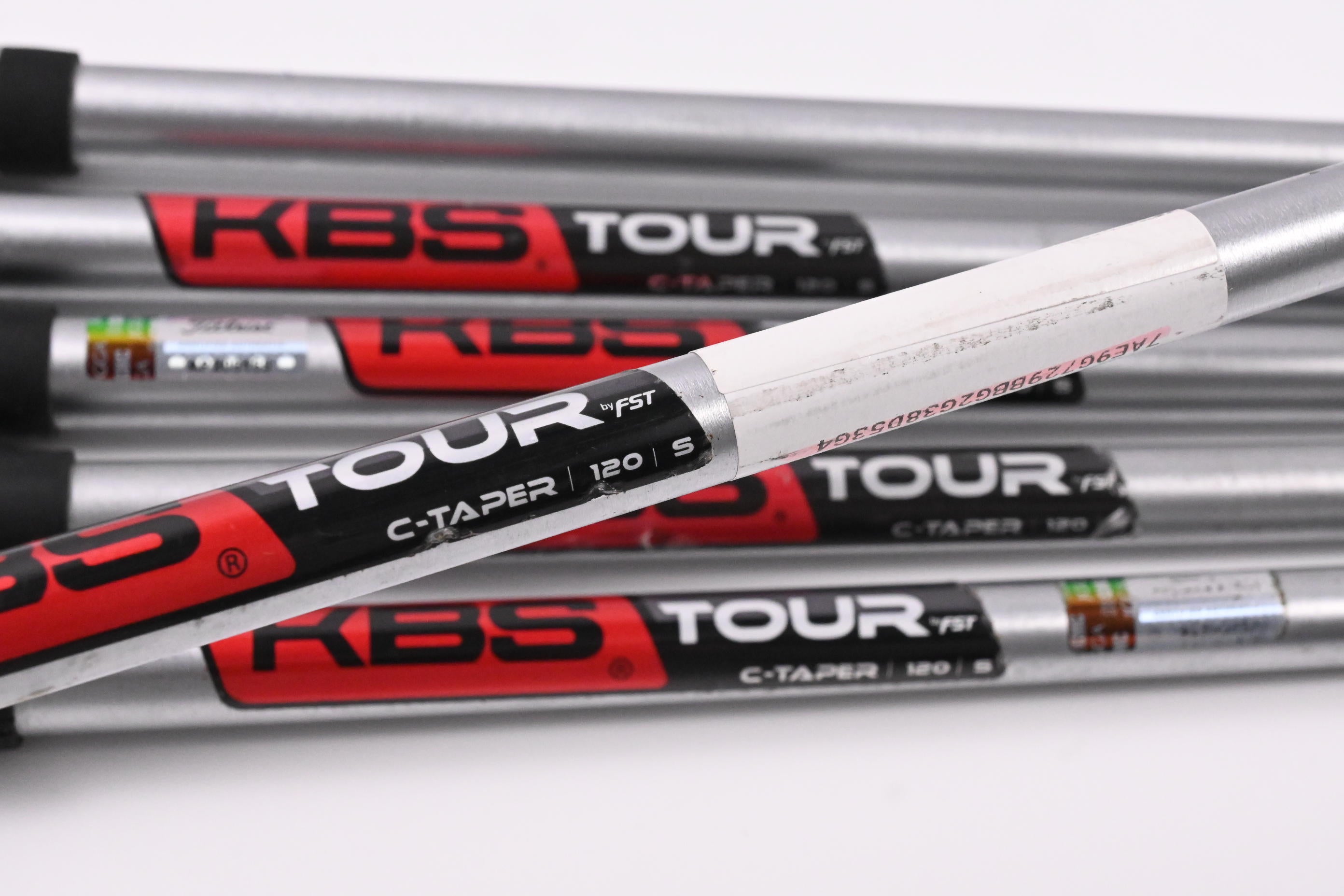KBS Tour C-Taper 120 Iron Shafts / Stiff Flex / Set of 6 / .355" Taper Tip
