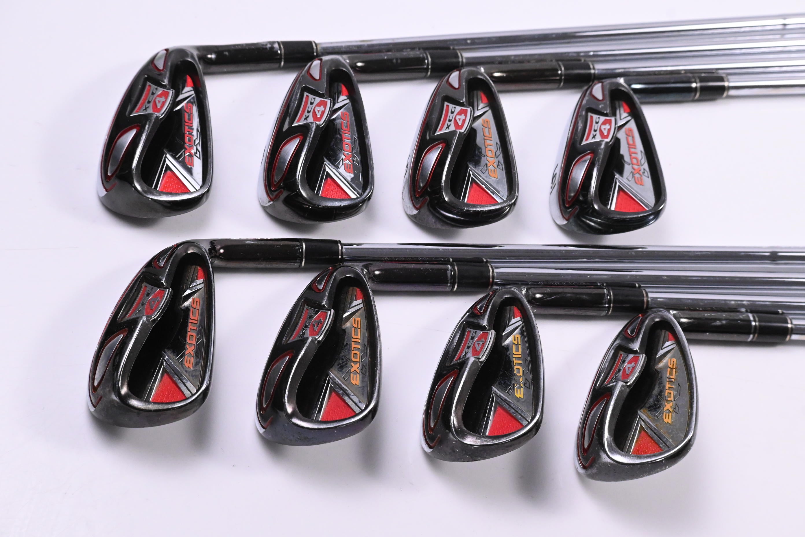 Tour Edge Exotics XCG 4 Irons / 3-PW / Regular Flex N.S.Pro 950GH Shafts